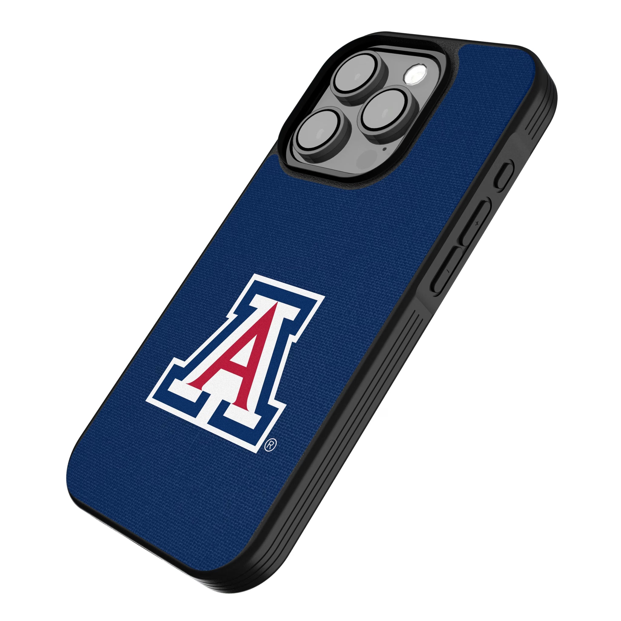 University of Arizona Wildcats Solid iPhone Bump Phone Case for Apple iPhone - Isometric View