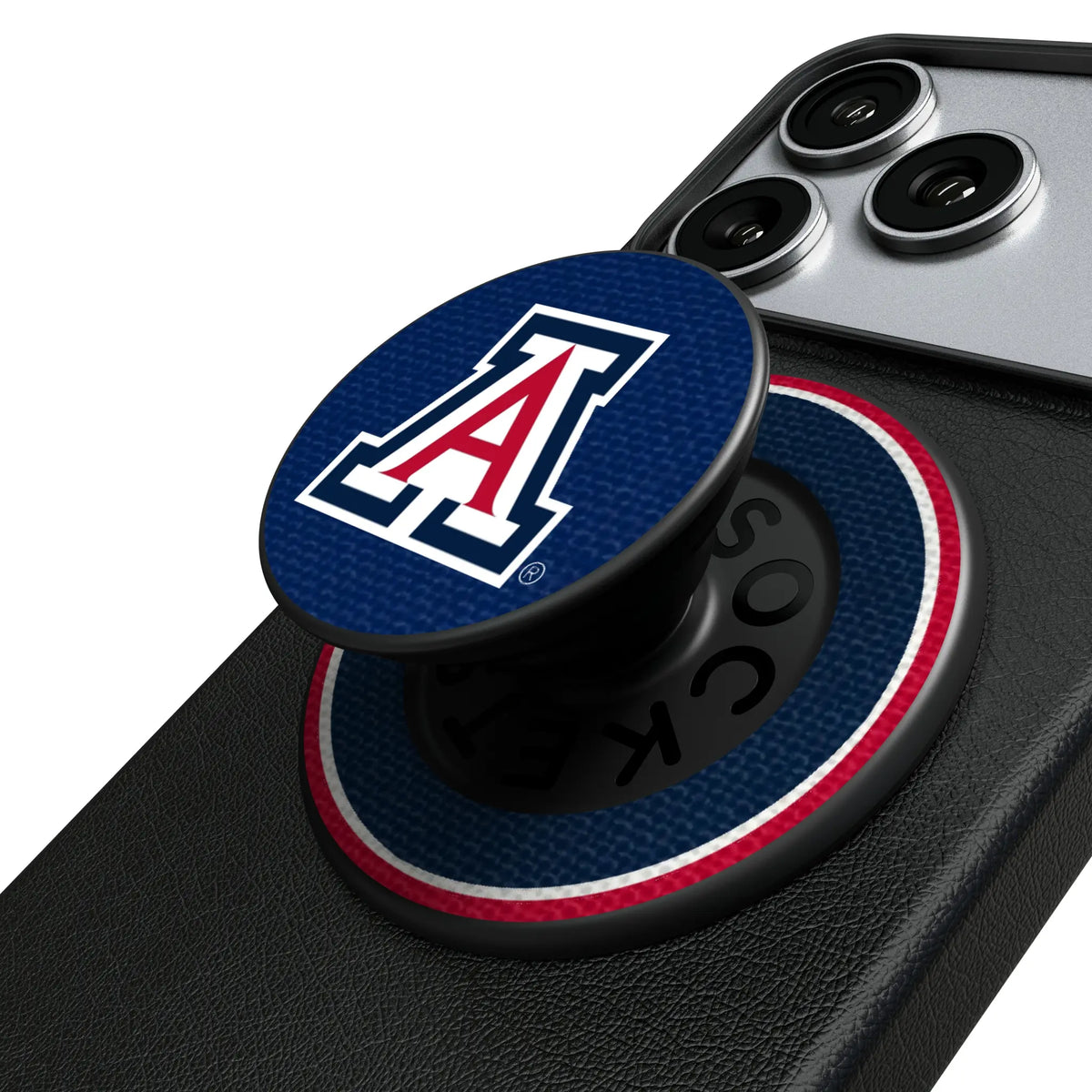 University of Arizona Wildcats Stripe Popsockets Round Magnetic