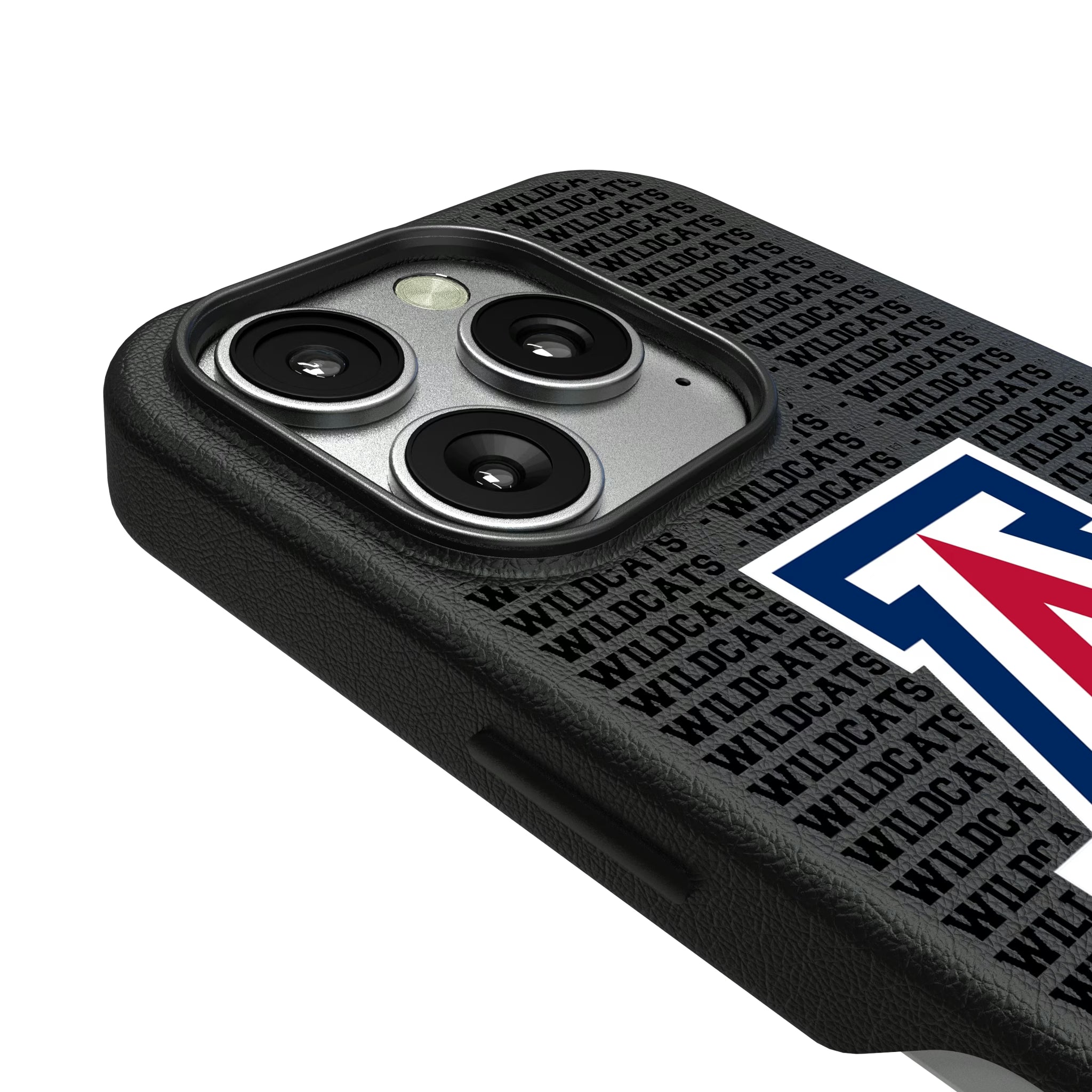 University of Arizona Wildcats Text Backdrop iPhone MagSafe Compatible Phone Case for Apple iPhone - Detail