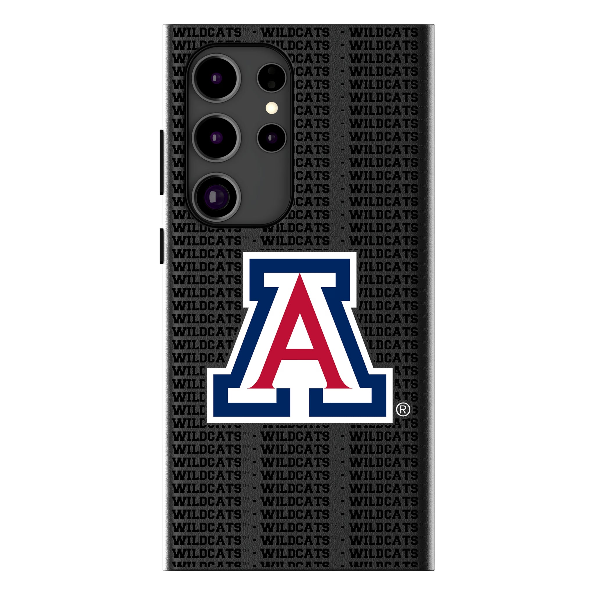 University of Arizona Wildcats Text Backdrop Galaxy MagSafe Compatible Phone Case for Samsung Galaxy