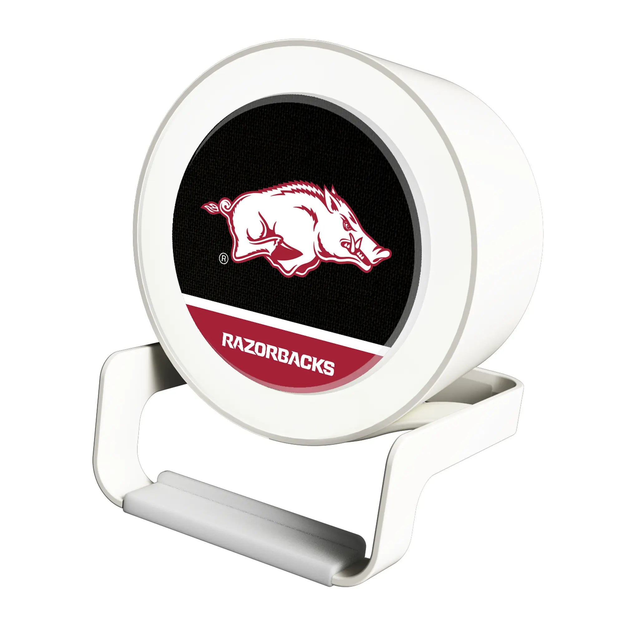 University of Arkansas Fayetteville Razorbacks Endzone Solid Night Light Charger and Bluetooth Speaker