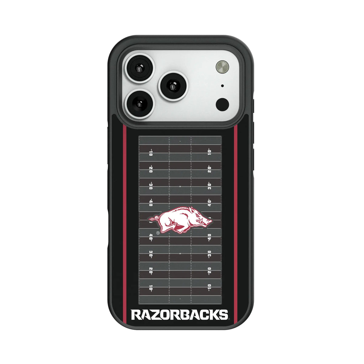 University of Arkansas Fayetteville Razorbacks Field Bump Phone Case for Apple iPhone