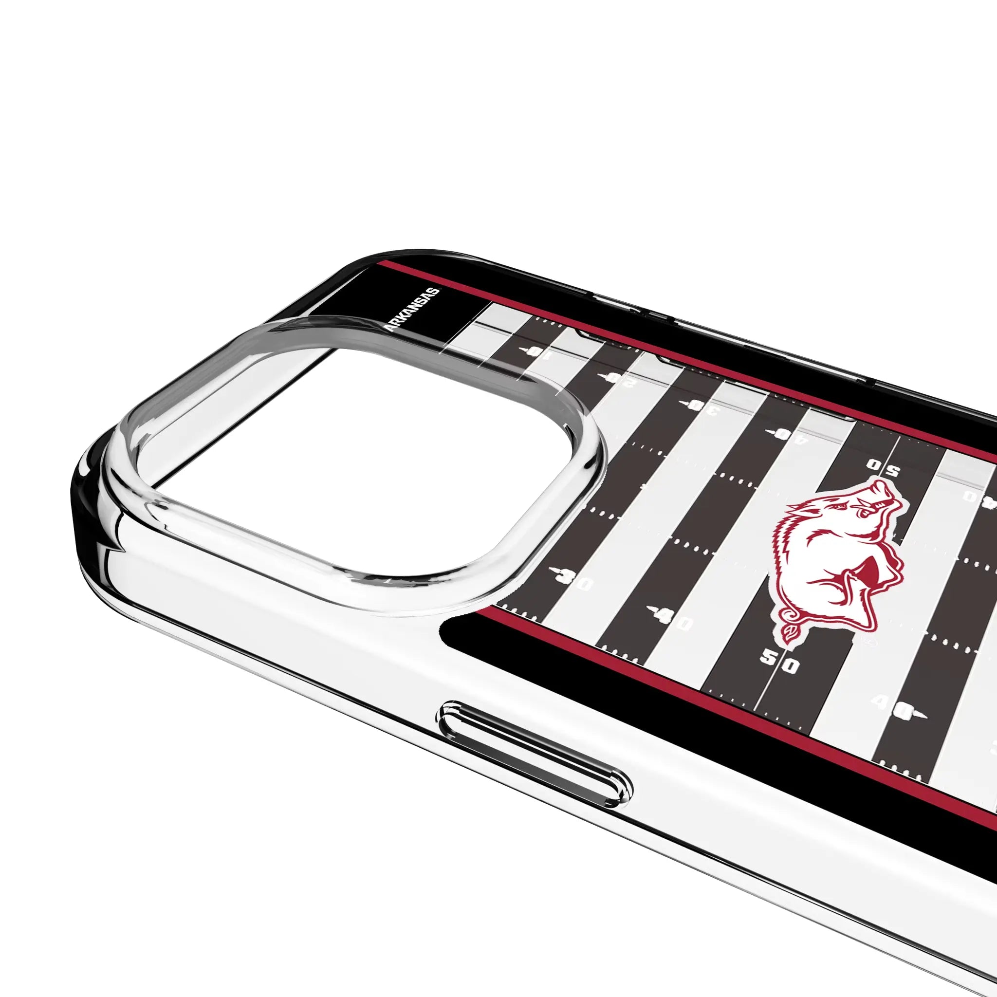 University of Arkansas Fayetteville Razorbacks Field iPhone Clear Phone Case for Apple iPhone - Detail