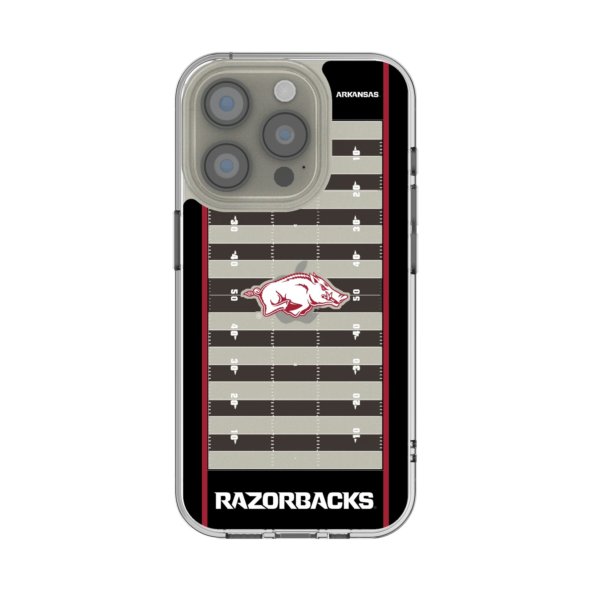 University of Arkansas Fayetteville Razorbacks Field iPhone Clear Phone Case for Apple iPhone