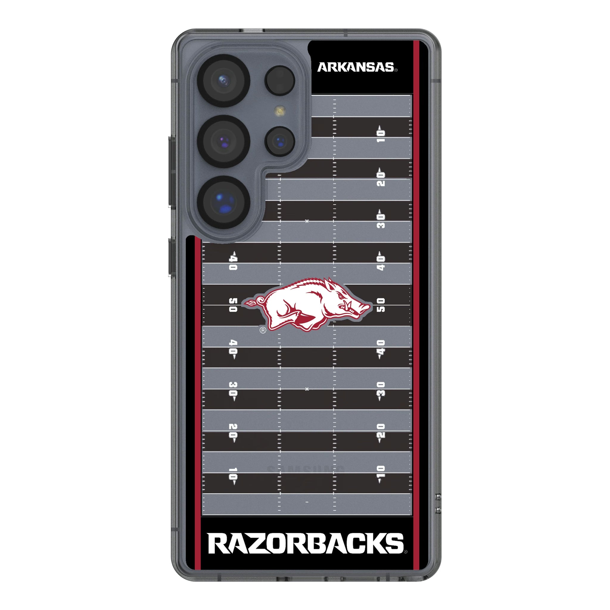 University of Arkansas Fayetteville Razorbacks Field Galaxy Clear Phone Case for Samsung Galaxy