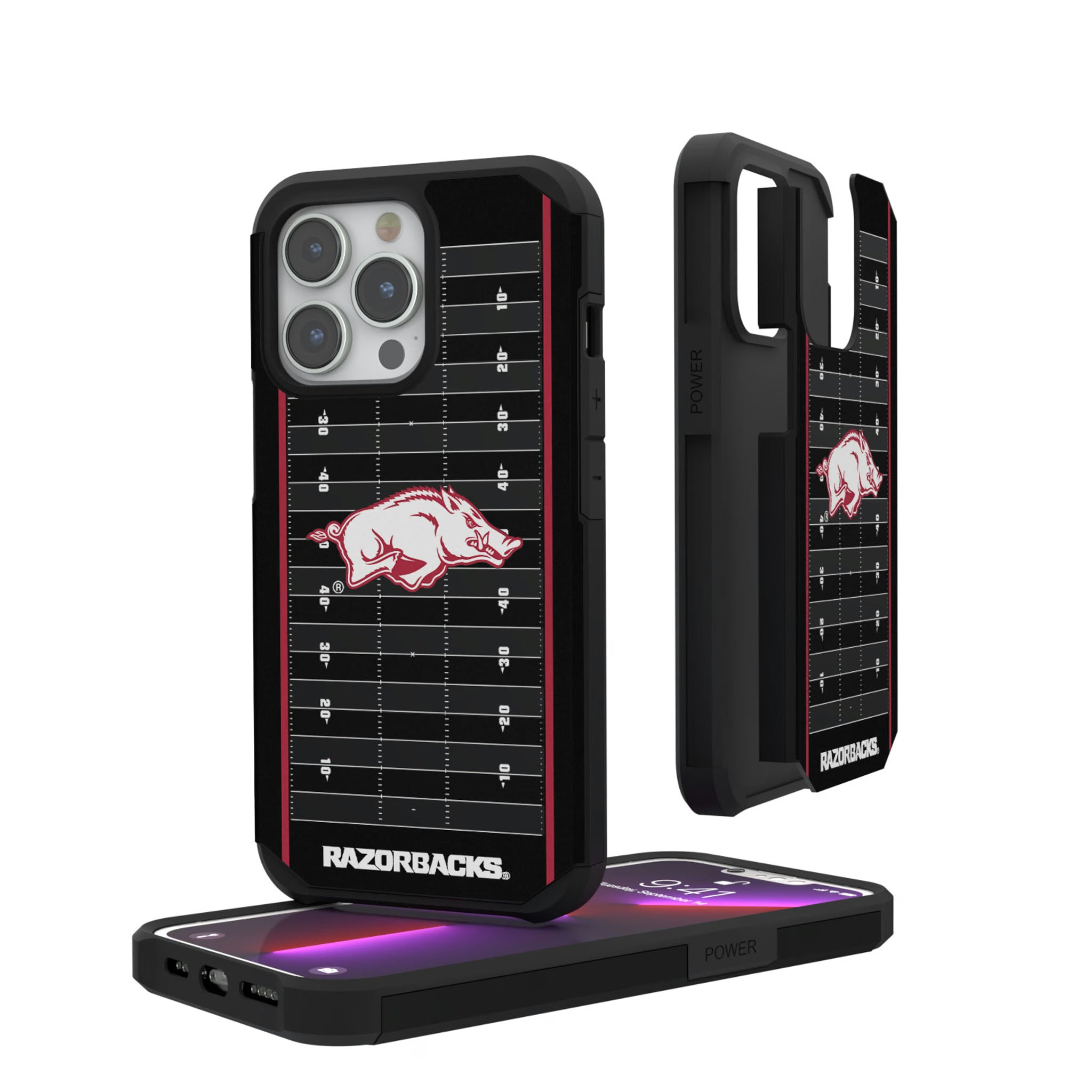University of Arkansas Fayetteville Razorbacks Field iPhone Rugged Phone Case for Apple iPhone