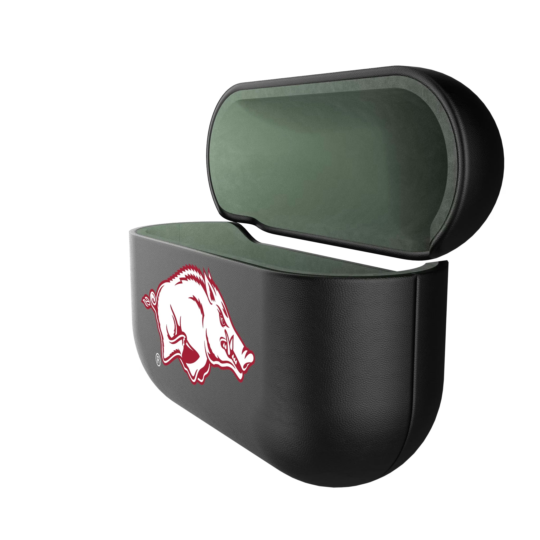 University of Arkansas Fayetteville Razorbacks Insignia AirPods AirPod Case Cover - Isometric View#Device_AirPods Pro 1st Gen