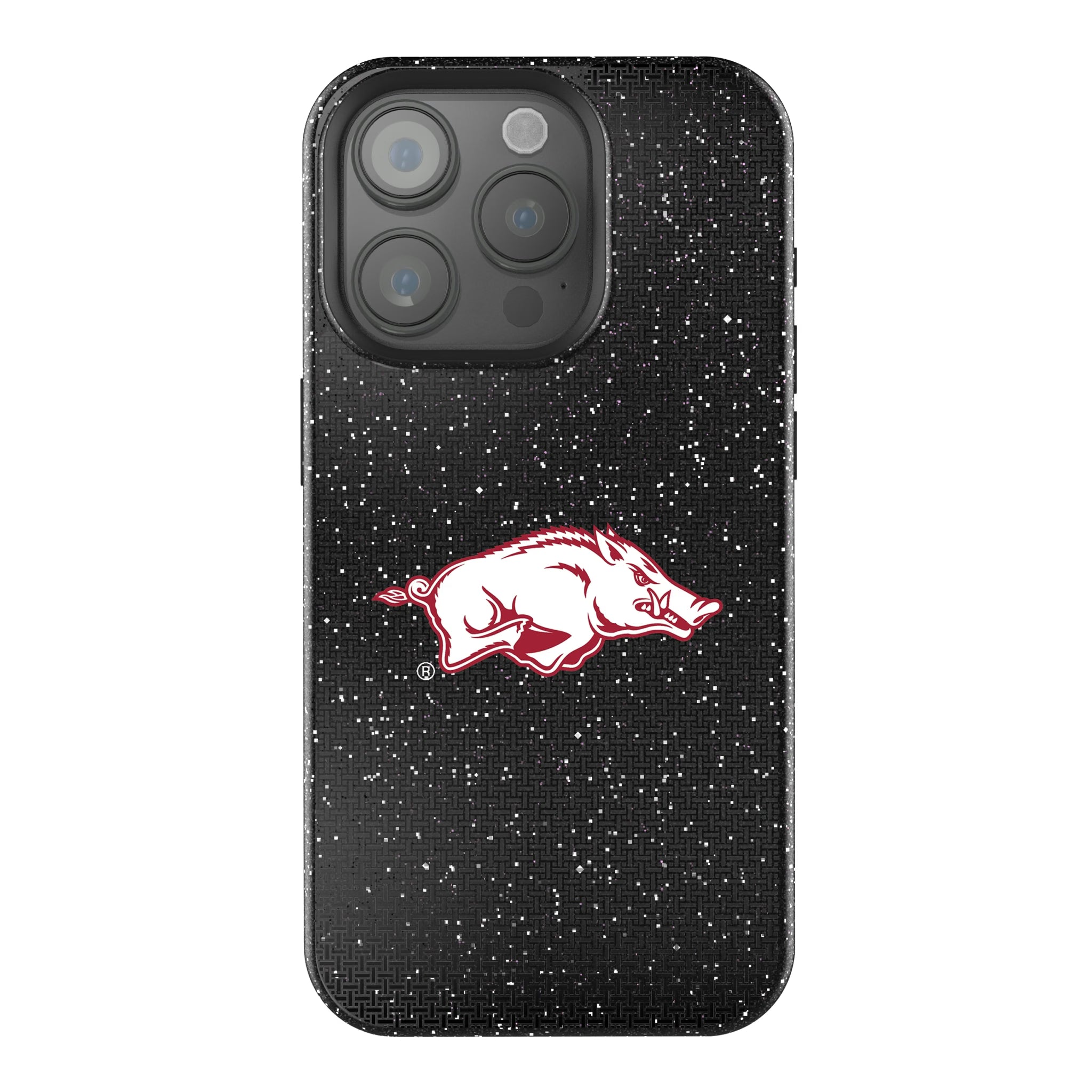 University of Arkansas Fayetteville Razorbacks Linen iPhone Bling Phone Case for Apple iPhone