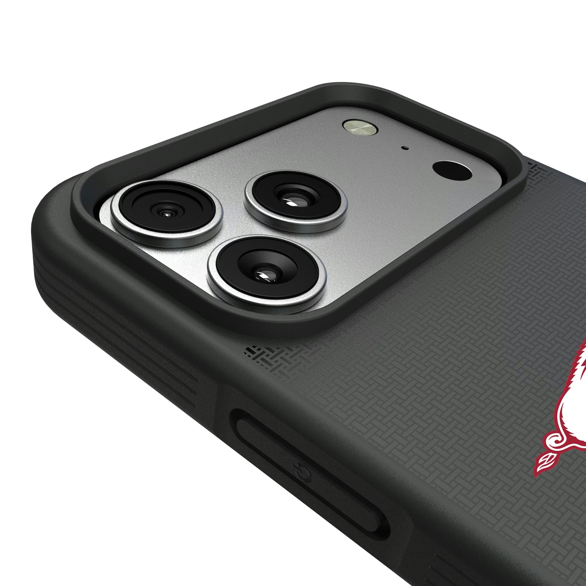 University of Arkansas Fayetteville Razorbacks Linen iPhone Bump Phone Case for Apple iPhone - Detail#Device_iPhone 17 Pro Max