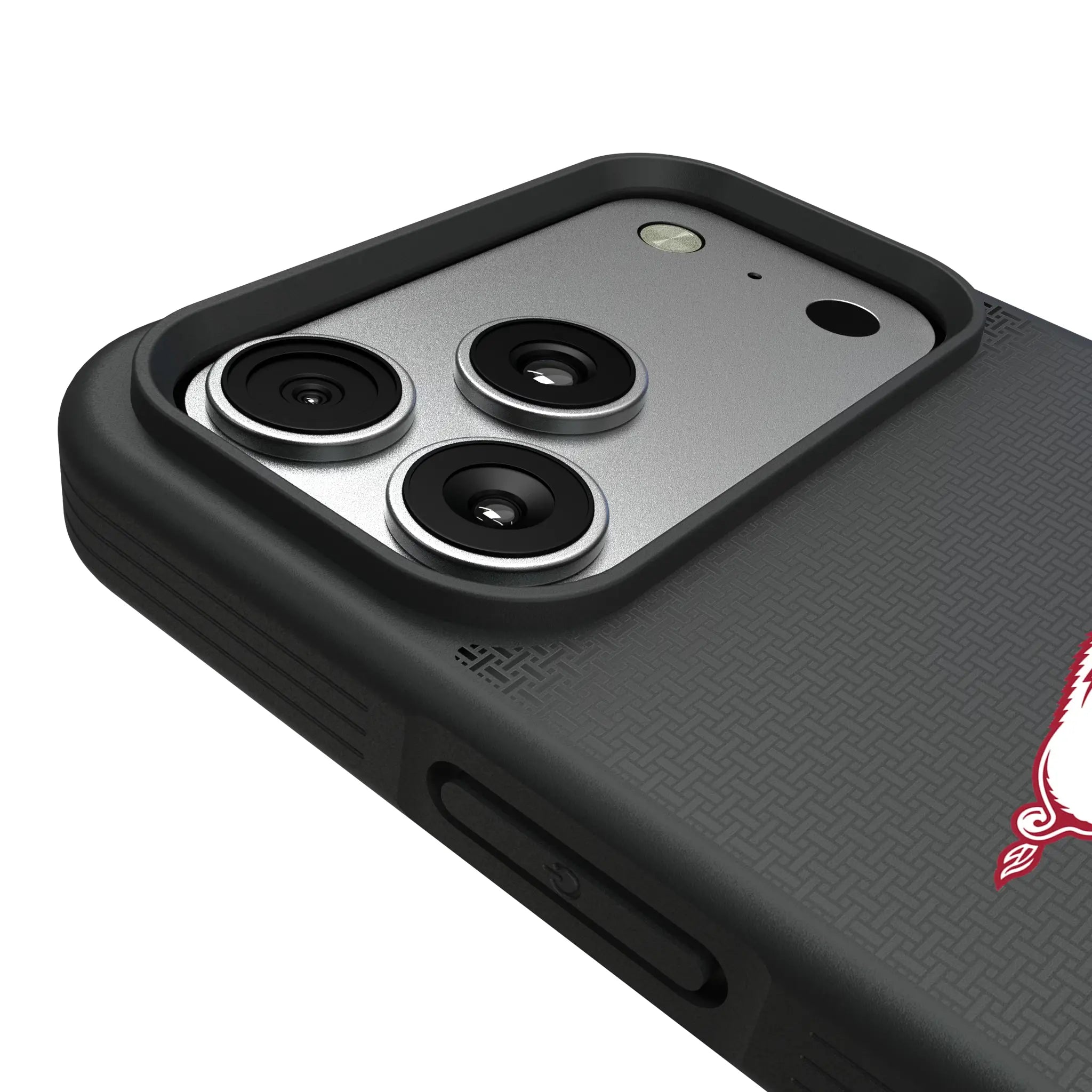 University of Arkansas Fayetteville Razorbacks Linen iPhone Bump Phone Case for Apple iPhone - Detail#Device_iPhone 17 Pro Max