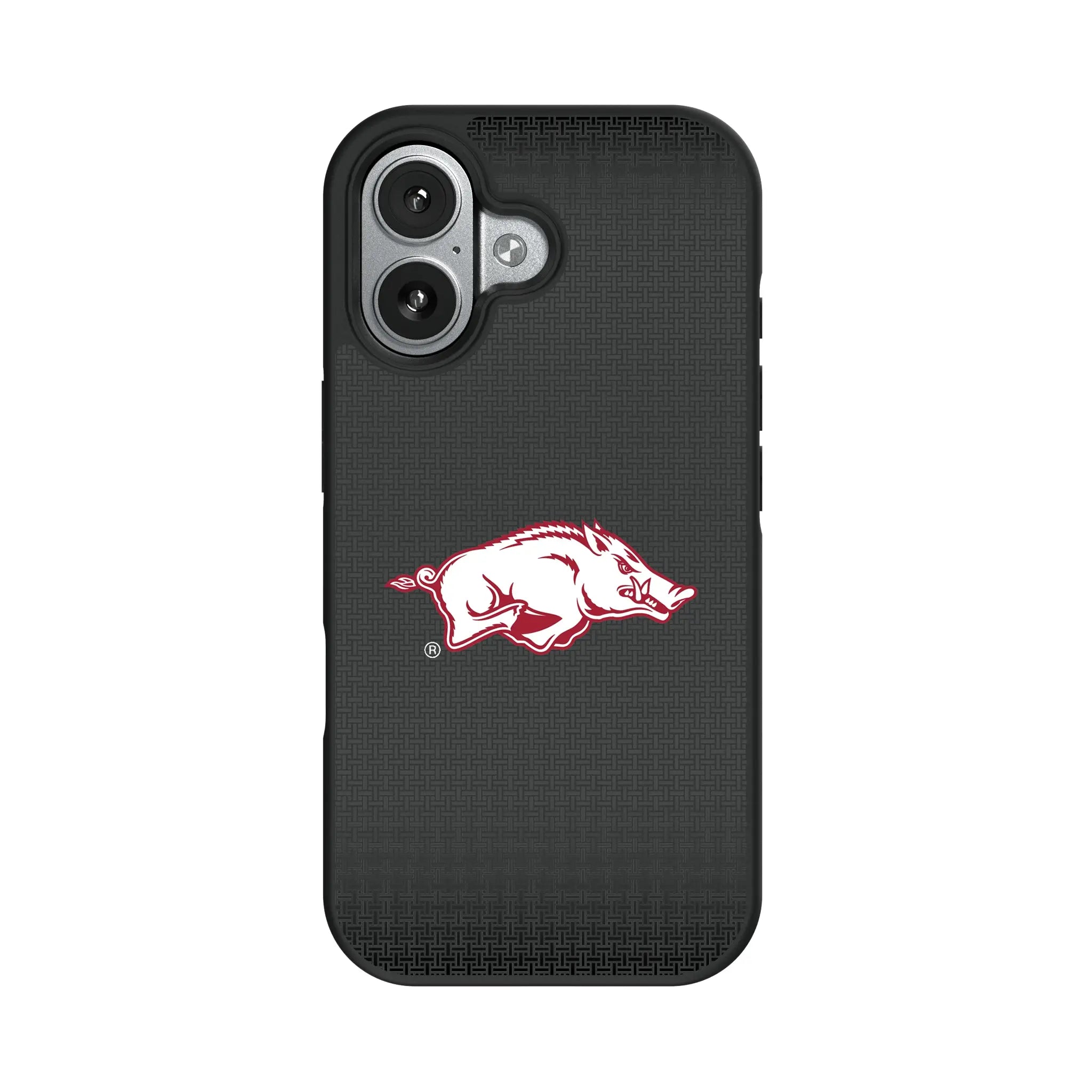 University of Arkansas Fayetteville Razorbacks Linen iPhone Bump Phone Case for Apple iPhone#Device_iPhone 17