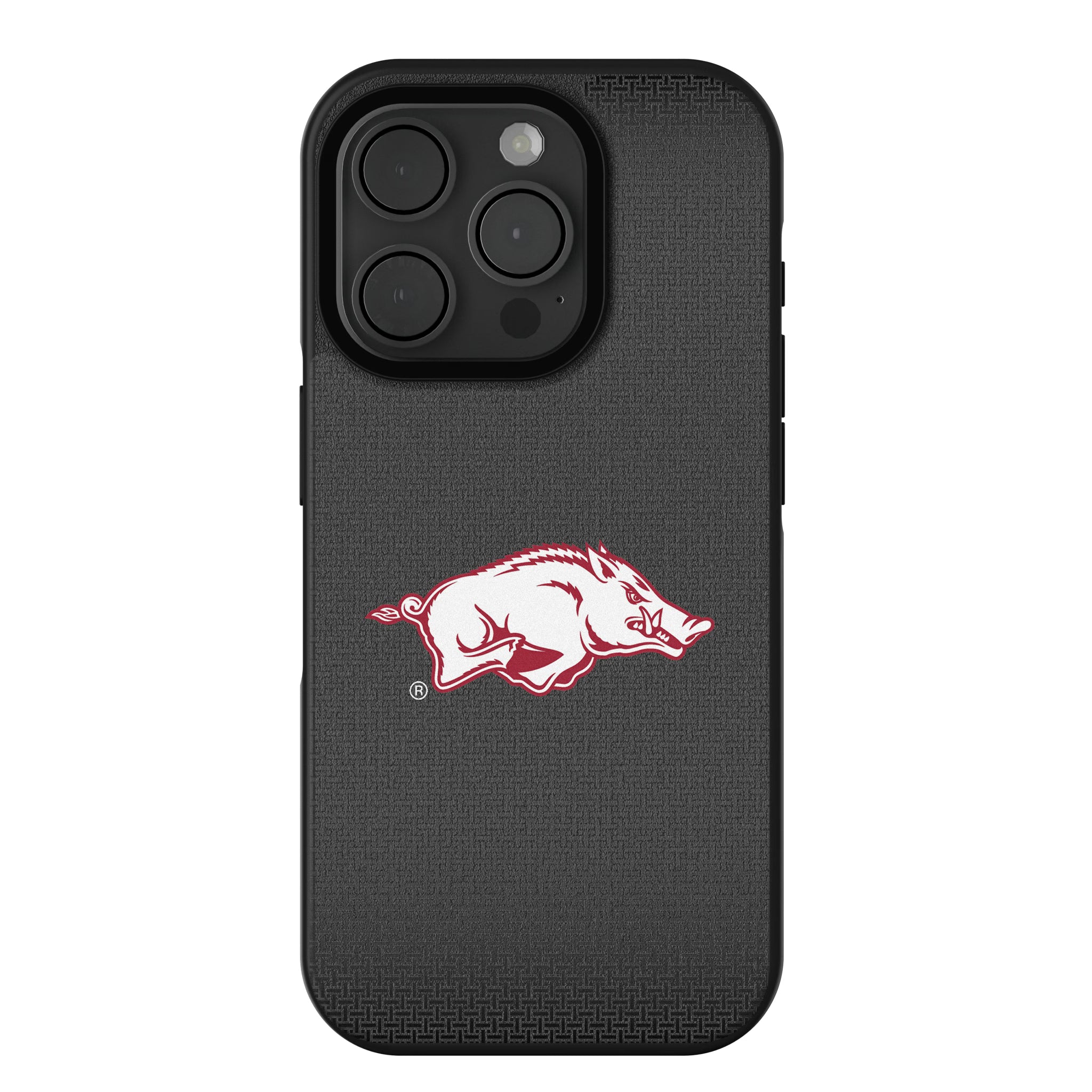 University of Arkansas Fayetteville Razorbacks Linen iPhone Bump Phone Case for Apple iPhone
