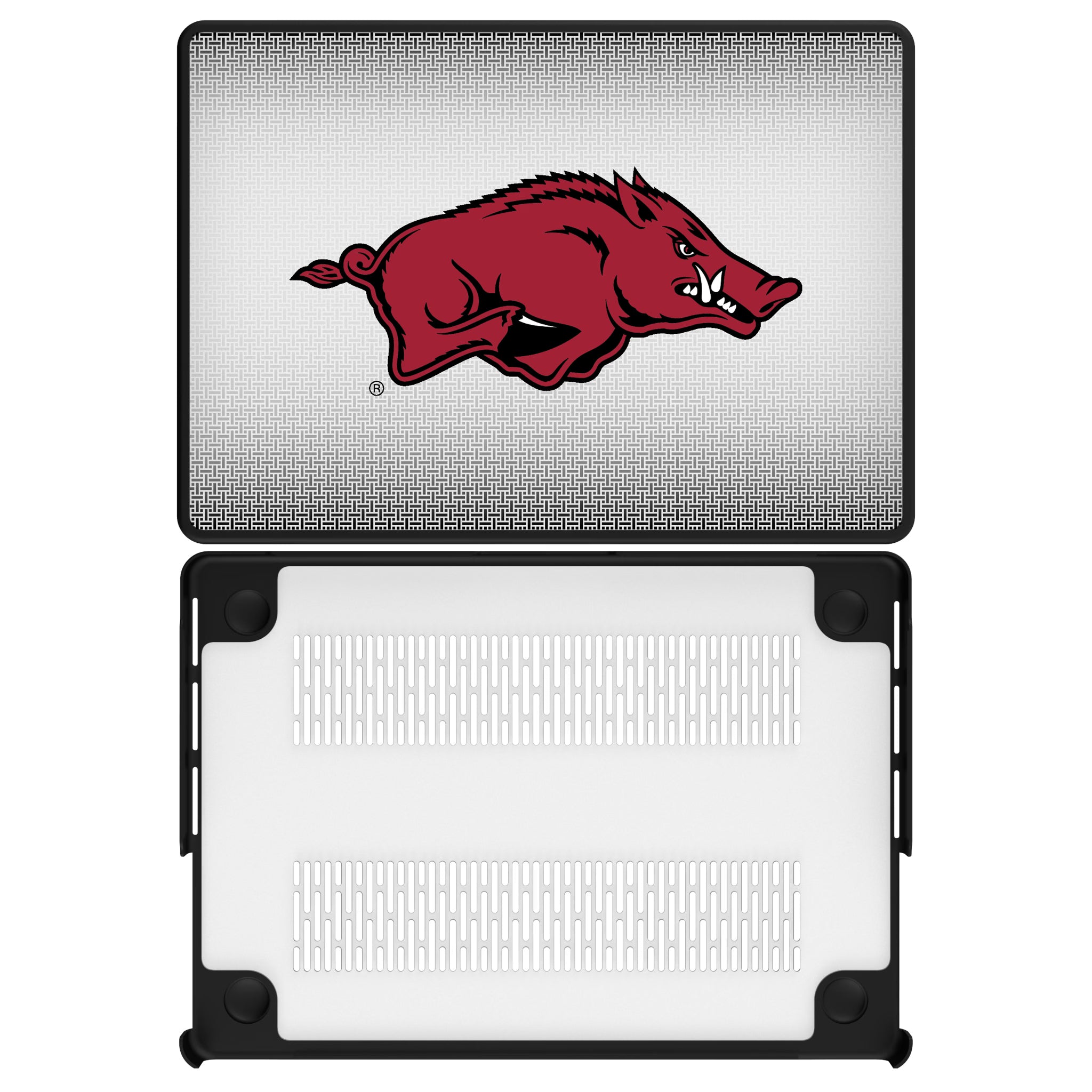 University of Arkansas Fayetteville Razorbacks Linen MacBook Laptop Case for Apple MacBook#Device_MacBook Pro (14-inch, 2021) / MacBook Pro (14-inch, 2023) / MacBook Pro (14-inch, 2024)