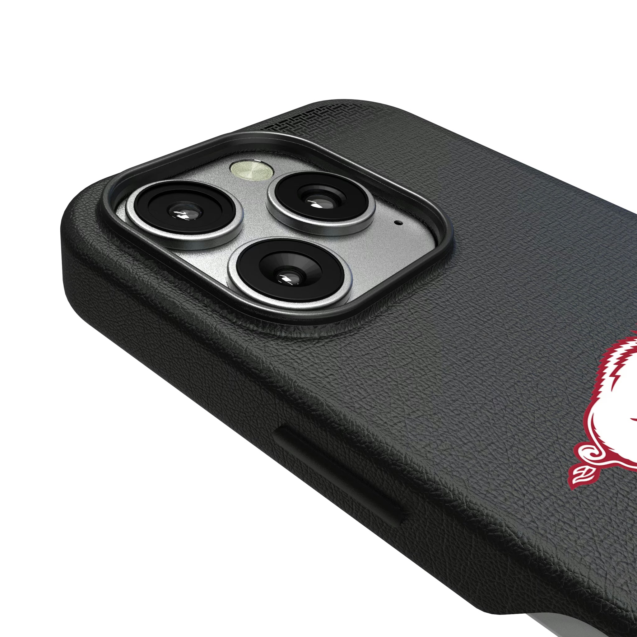 University of Arkansas Fayetteville Razorbacks Linen iPhone MagSafe Compatible Phone Case for Apple iPhone - Detail