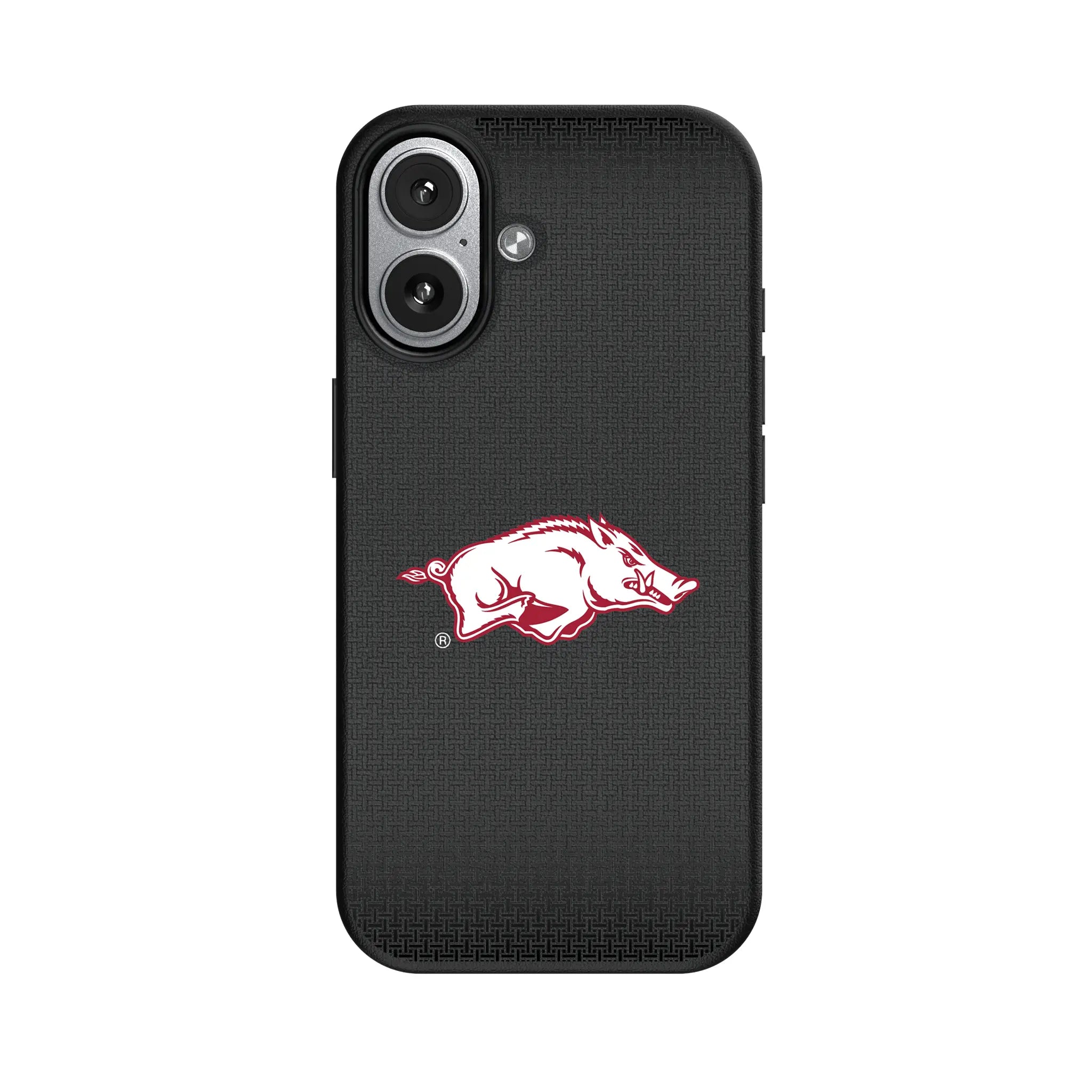 University of Arkansas Fayetteville Razorbacks Linen iPhone MagSafe Compatible Phone Case for Apple iPhone#Device_iPhone 17