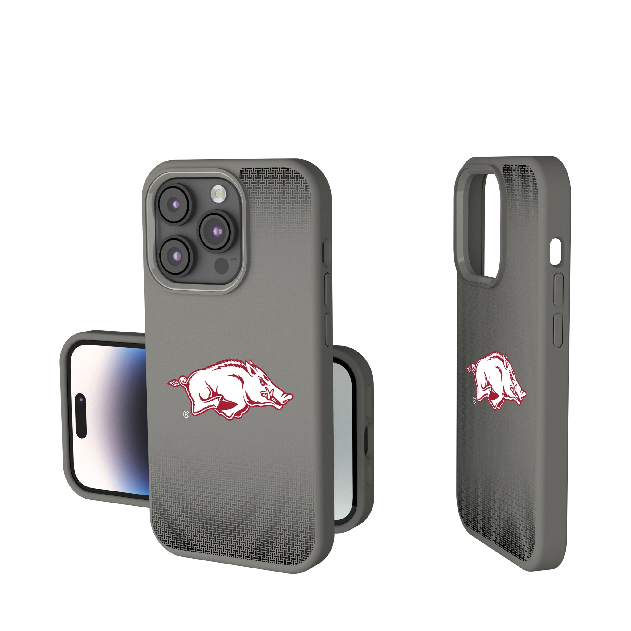 University of Arkansas Fayetteville Razorbacks Linen iPhone Soft Touch Phone Case for Apple iPhone