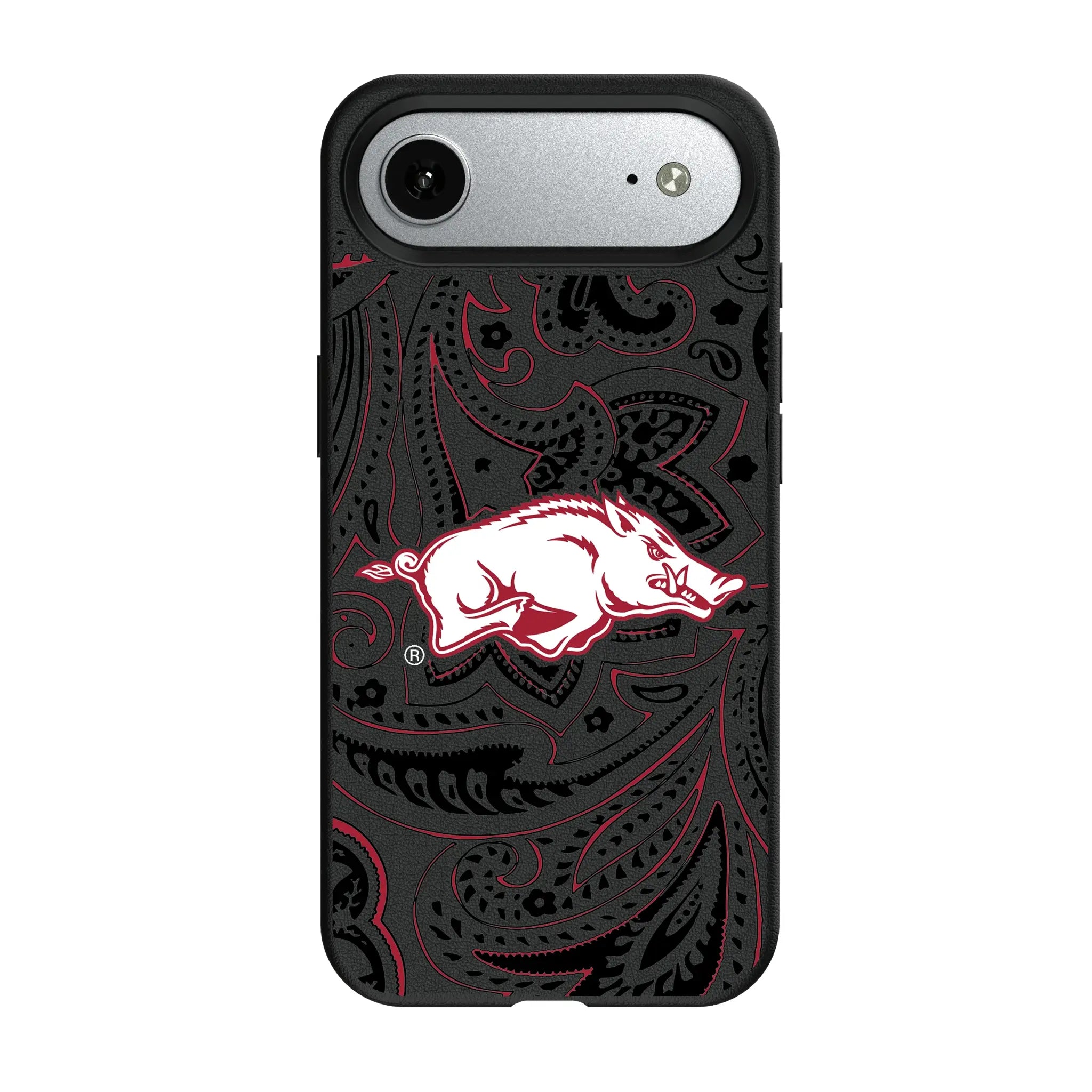 University of Arkansas Fayetteville Razorbacks Paisley iPhone MagSafe Compatible Phone Case for Apple iPhone#Device_iPhone Air