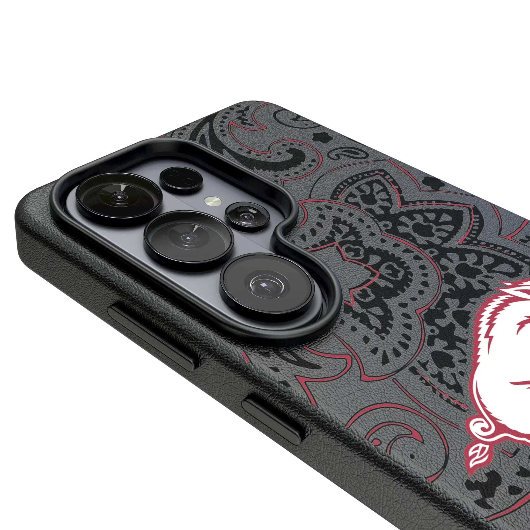University of Arkansas Fayetteville Razorbacks Paisley Galaxy MagSafe Compatible Phone Case for Samsung Galaxy - Detail#Device_Galaxy S26 Ultra