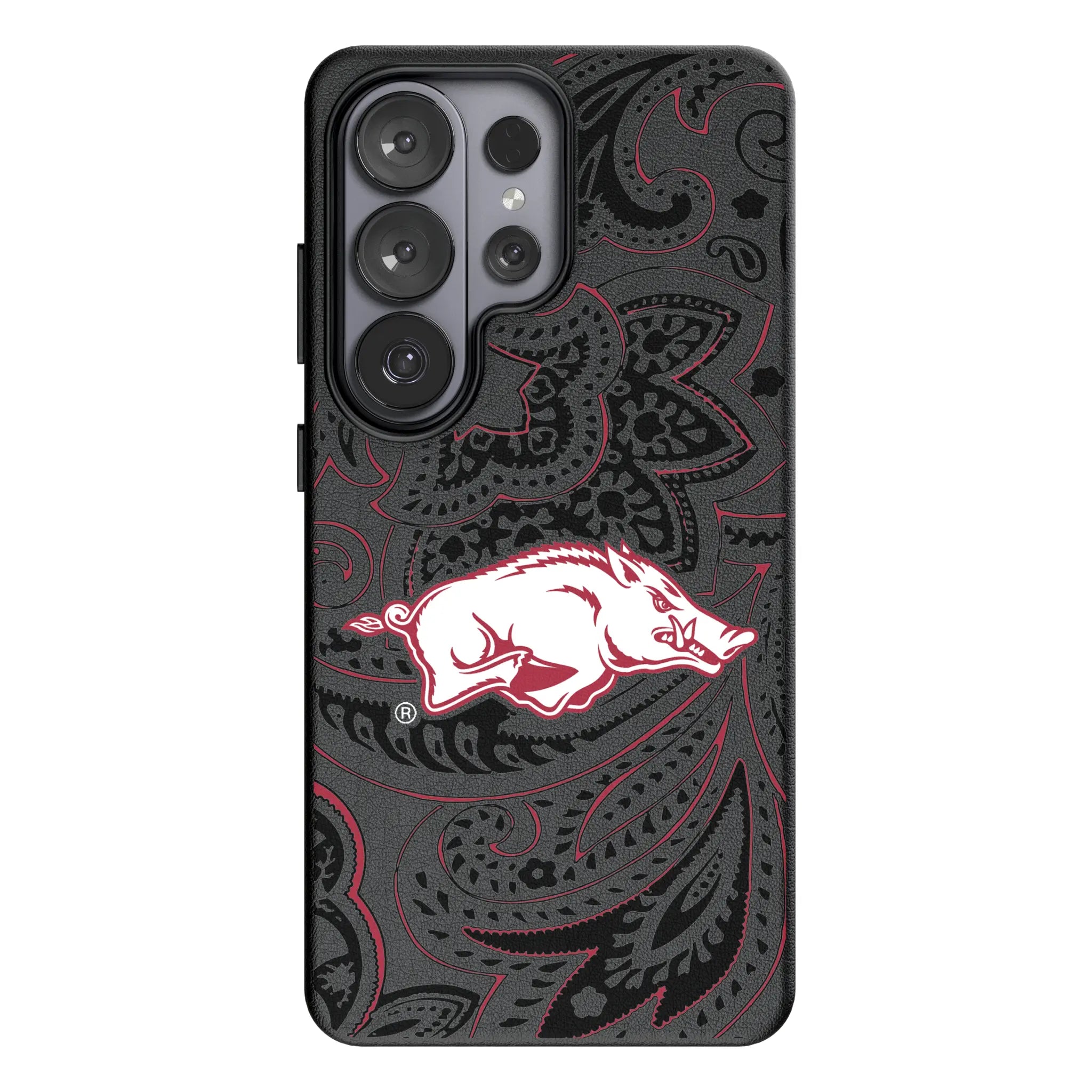 University of Arkansas Fayetteville Razorbacks Paisley Galaxy MagSafe Compatible Phone Case for Samsung Galaxy#Device_Galaxy S26 Ultra