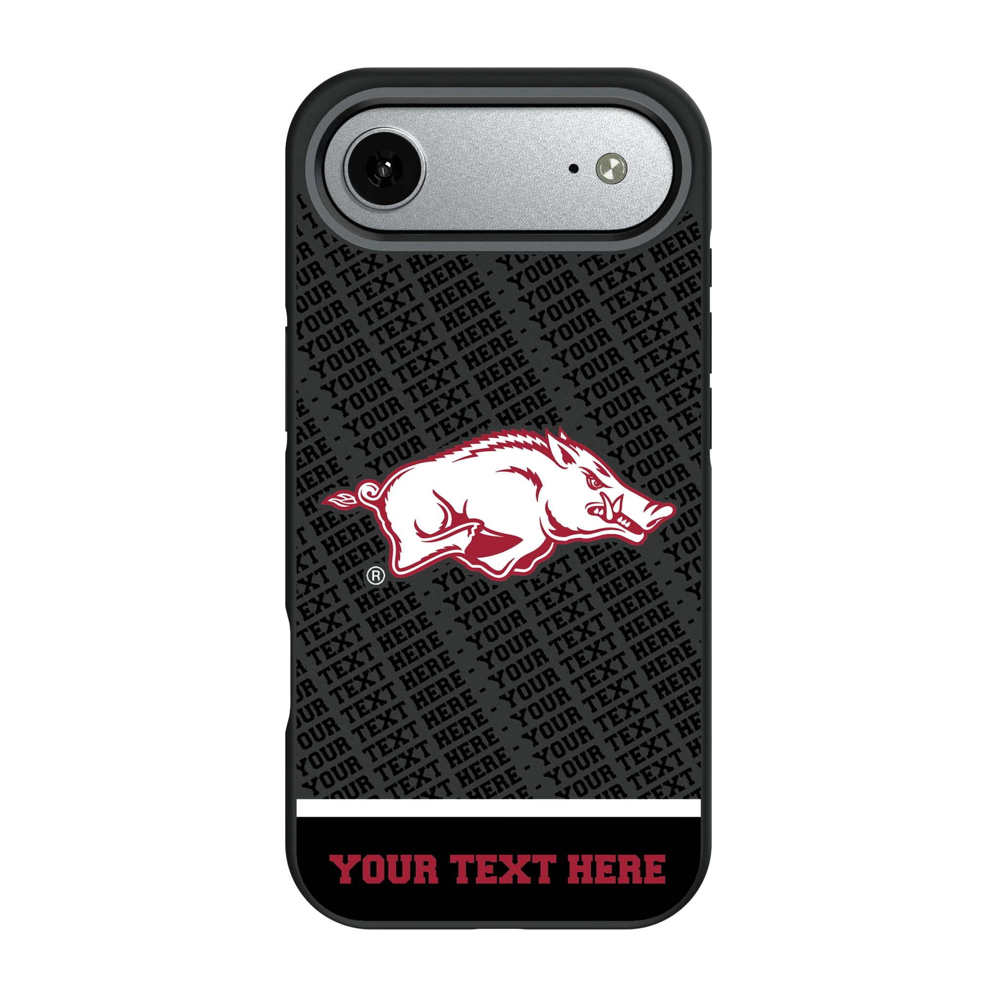 University of Arkansas Fayetteville Razorbacks Personalized EndZone Plus iPhone Bump Phone Case for Apple iPhone#Device_iPhone Air