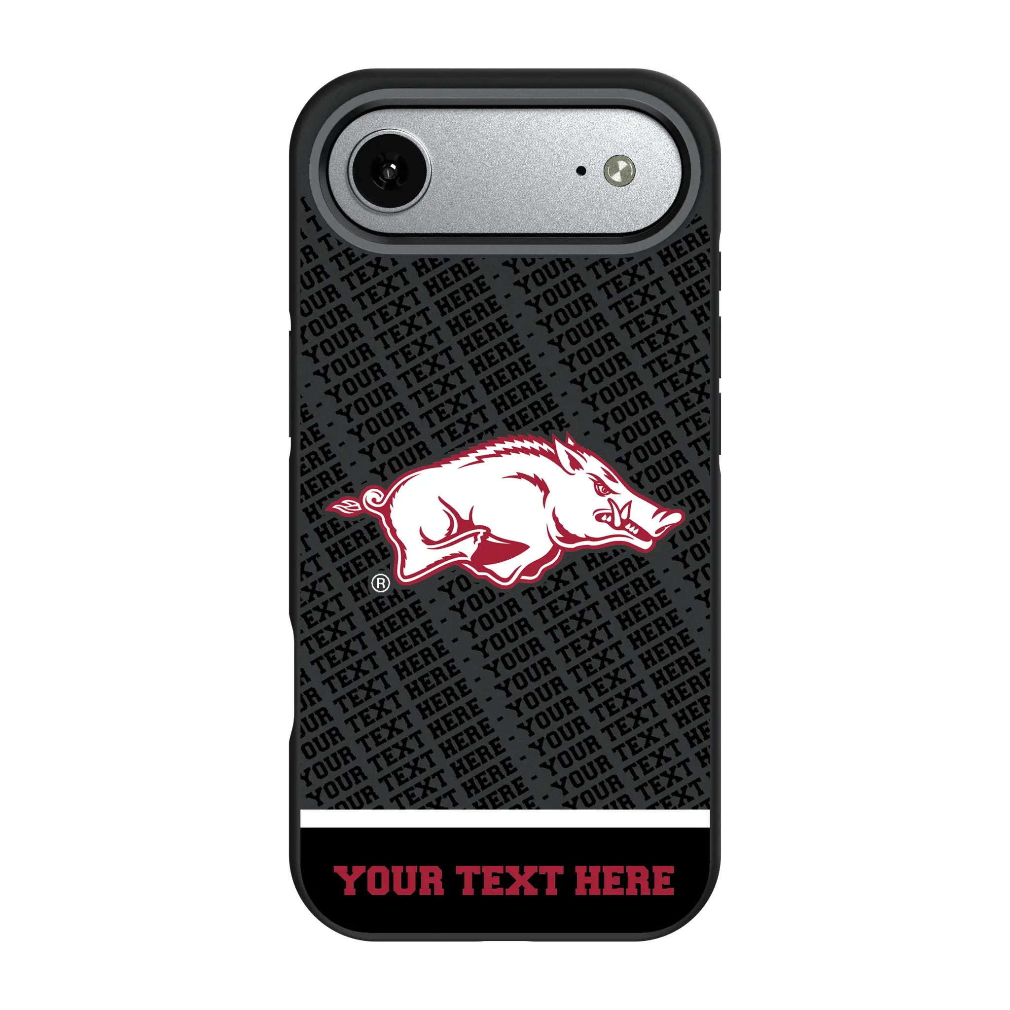 University of Arkansas Fayetteville Razorbacks Personalized EndZone Plus iPhone Bump Phone Case for Apple iPhone#Device_iPhone Air