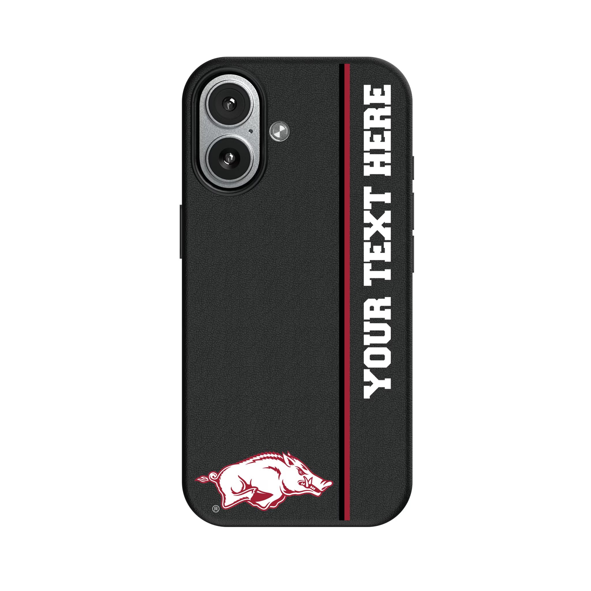 University of Arkansas Fayetteville Razorbacks Personalized Sidebard iPhone MagSafe Compatible Phone Case for Apple iPhone#Device_iPhone 17