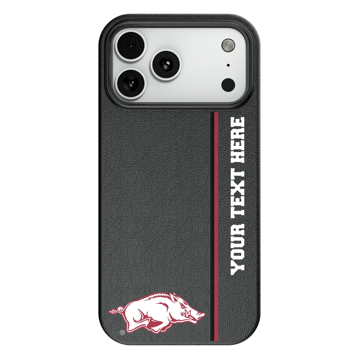University of Arkansas Fayetteville Razorbacks Personalized Sidebard MagSafe Compatible Phone Case for Apple iPhone