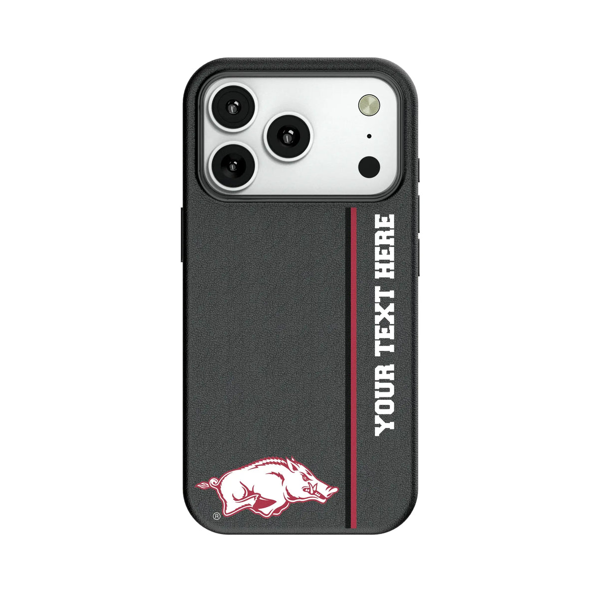 University of Arkansas Fayetteville Razorbacks Personalized Sidebard MagSafe Compatible Phone Case for Apple iPhone