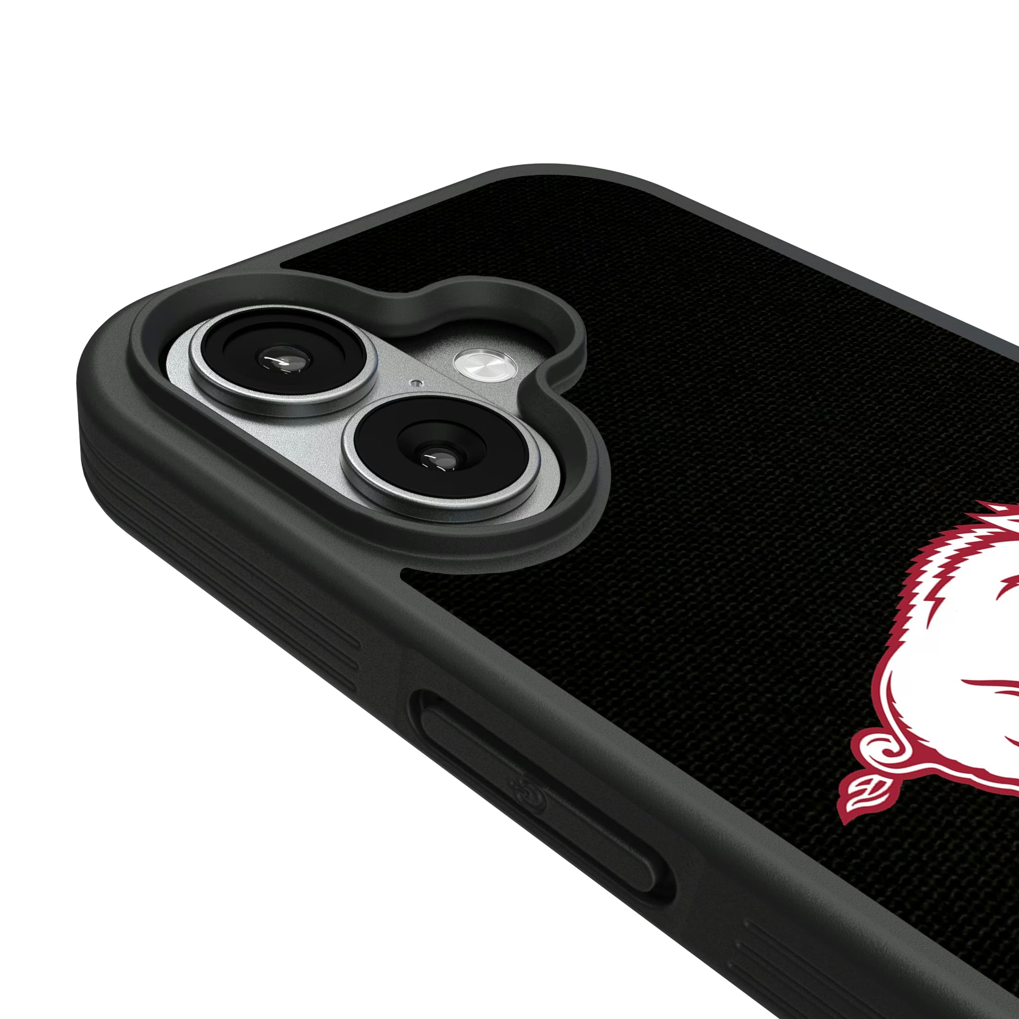 University of Arkansas Fayetteville Razorbacks Personalized Stripe iPhone Bump Phone Case for Apple iPhone - Detail#Device_iPhone 17
