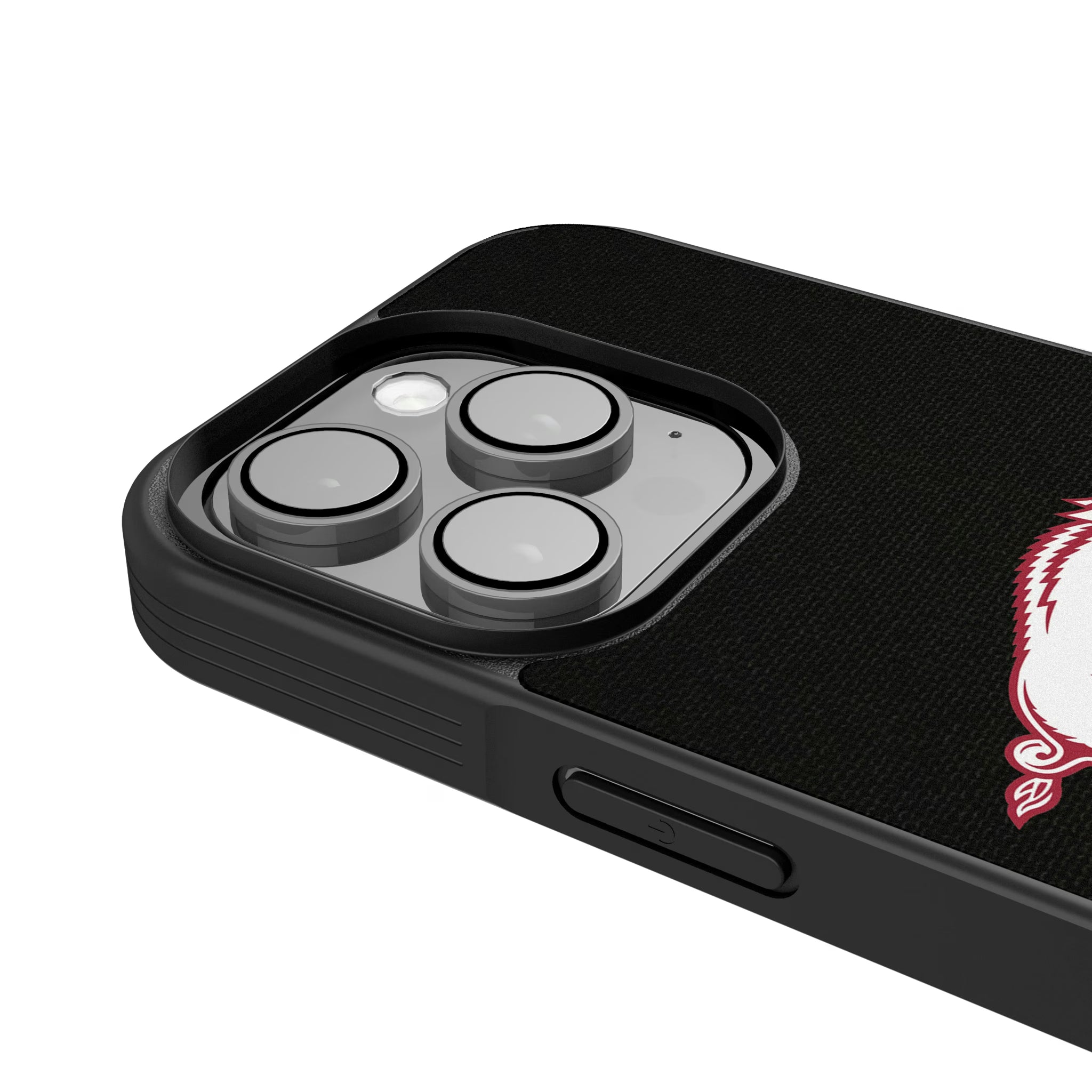 University of Arkansas Fayetteville Razorbacks Personalized Stripe iPhone Bump Phone Case for Apple iPhone - Detail