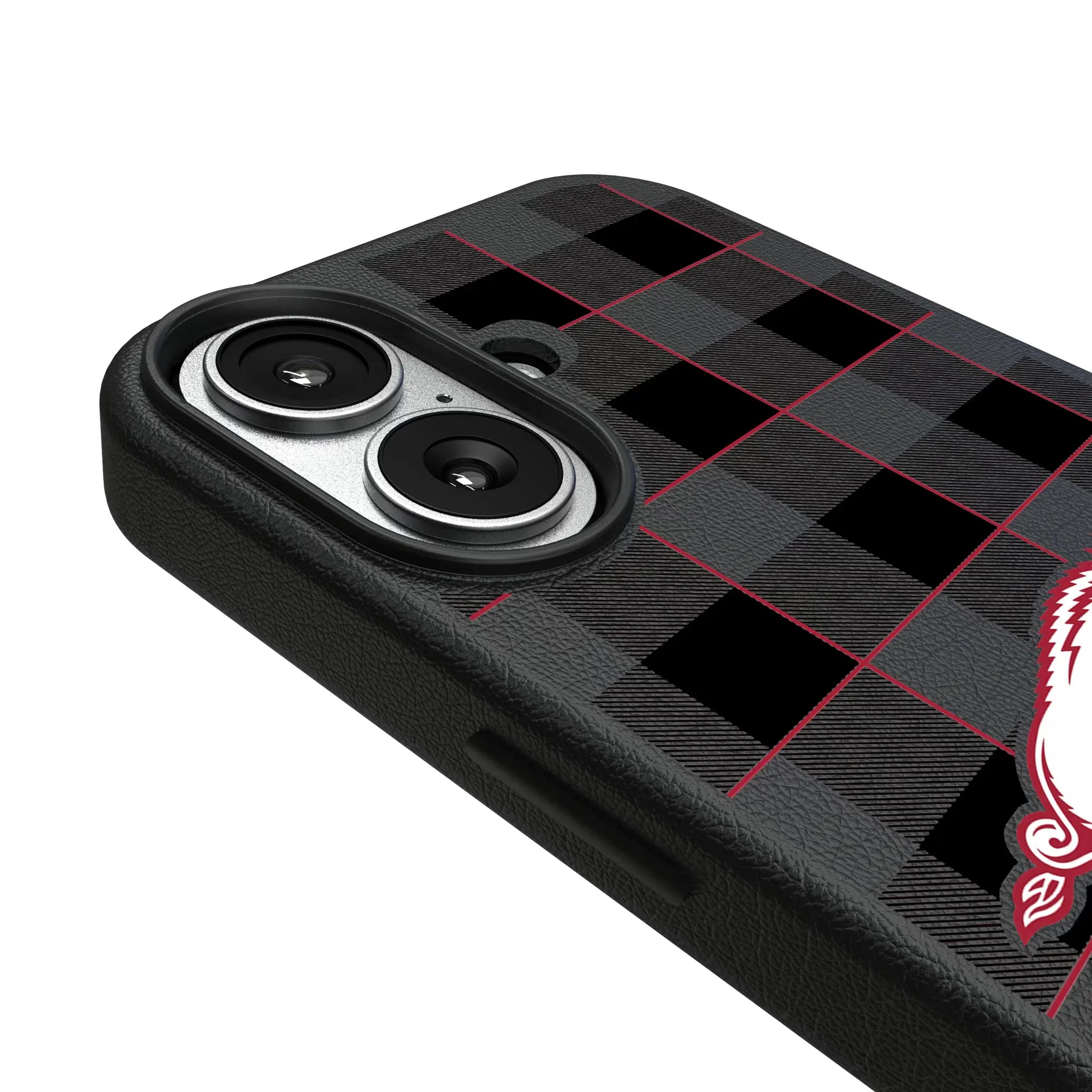 University of Arkansas Fayetteville Razorbacks Plaid iPhone MagSafe Compatible Phone Case for Apple iPhone - Detail#Device_iPhone 17
