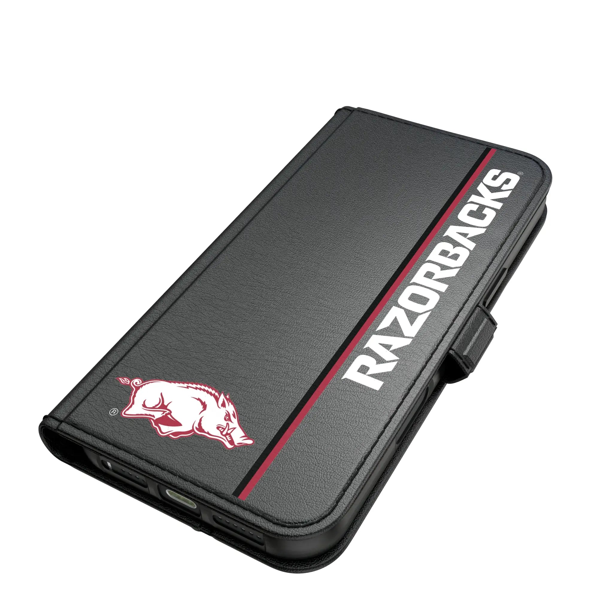 University of Arkansas Fayetteville Razorbacks Sidebar iPhone Folio Phone Case for Apple iPhone#Device_iPhone 17 Pro Max