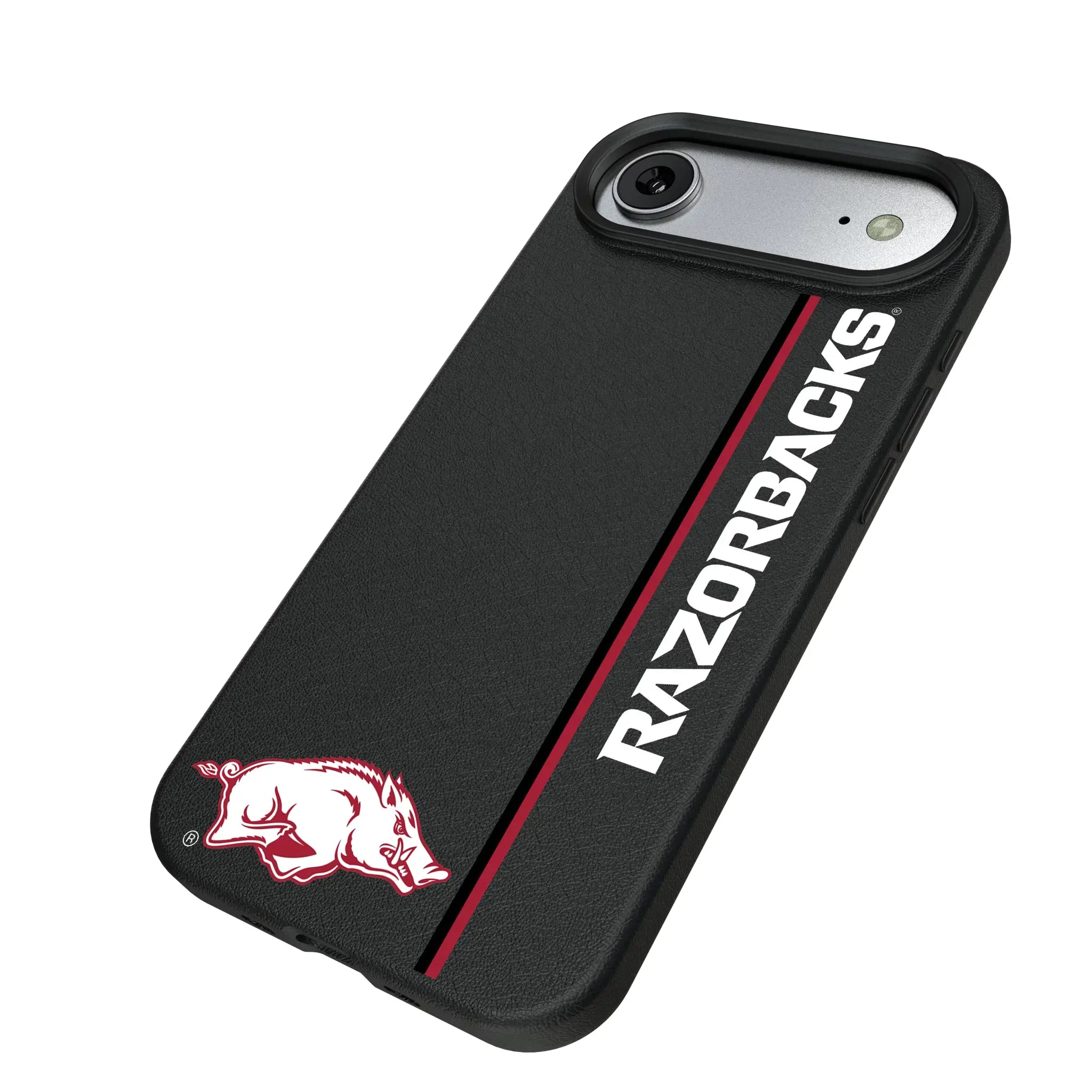 University of Arkansas Fayetteville Razorbacks Sidebar iPhone MagSafe Compatible Phone Case for Apple iPhone - Isometric View#Device_iPhone Air