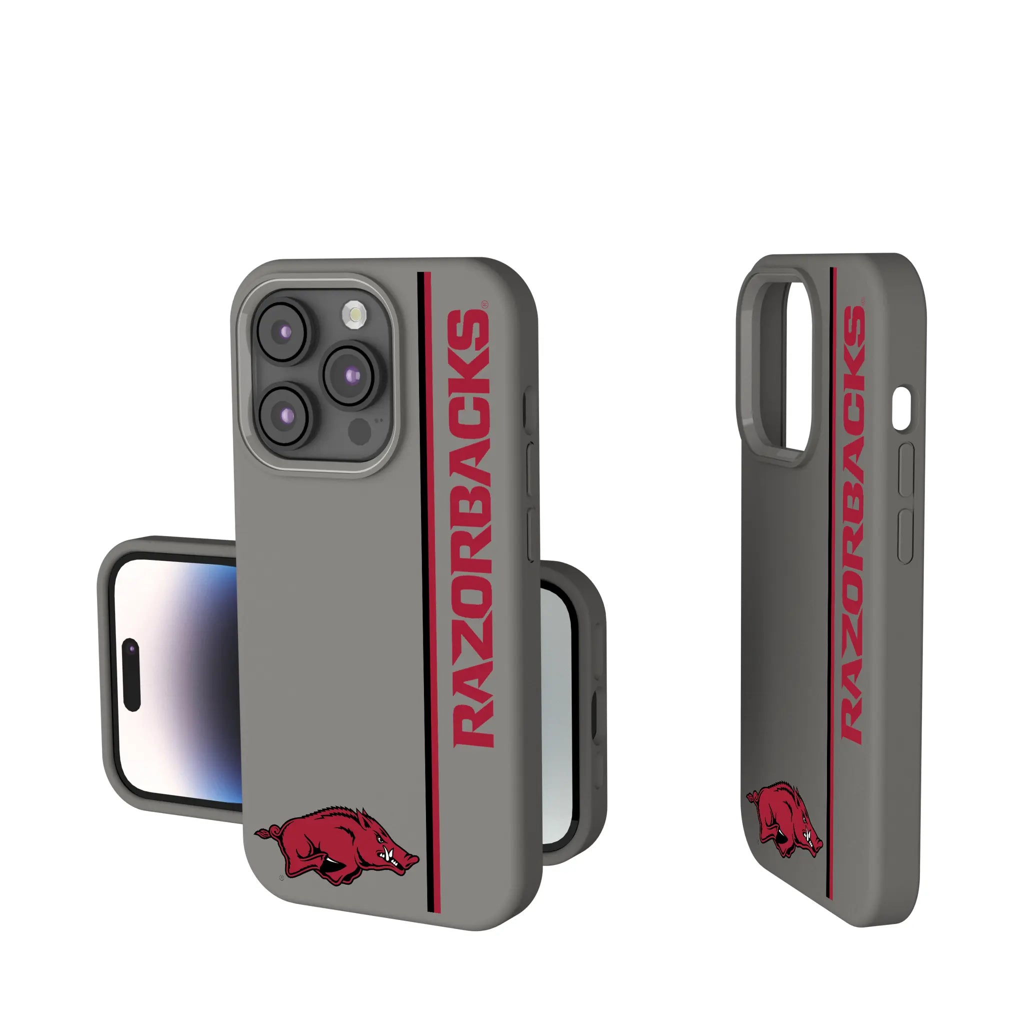 University of Arkansas Fayetteville Razorbacks Sidebar iPhone Soft Touch Phone Case for Apple iPhone