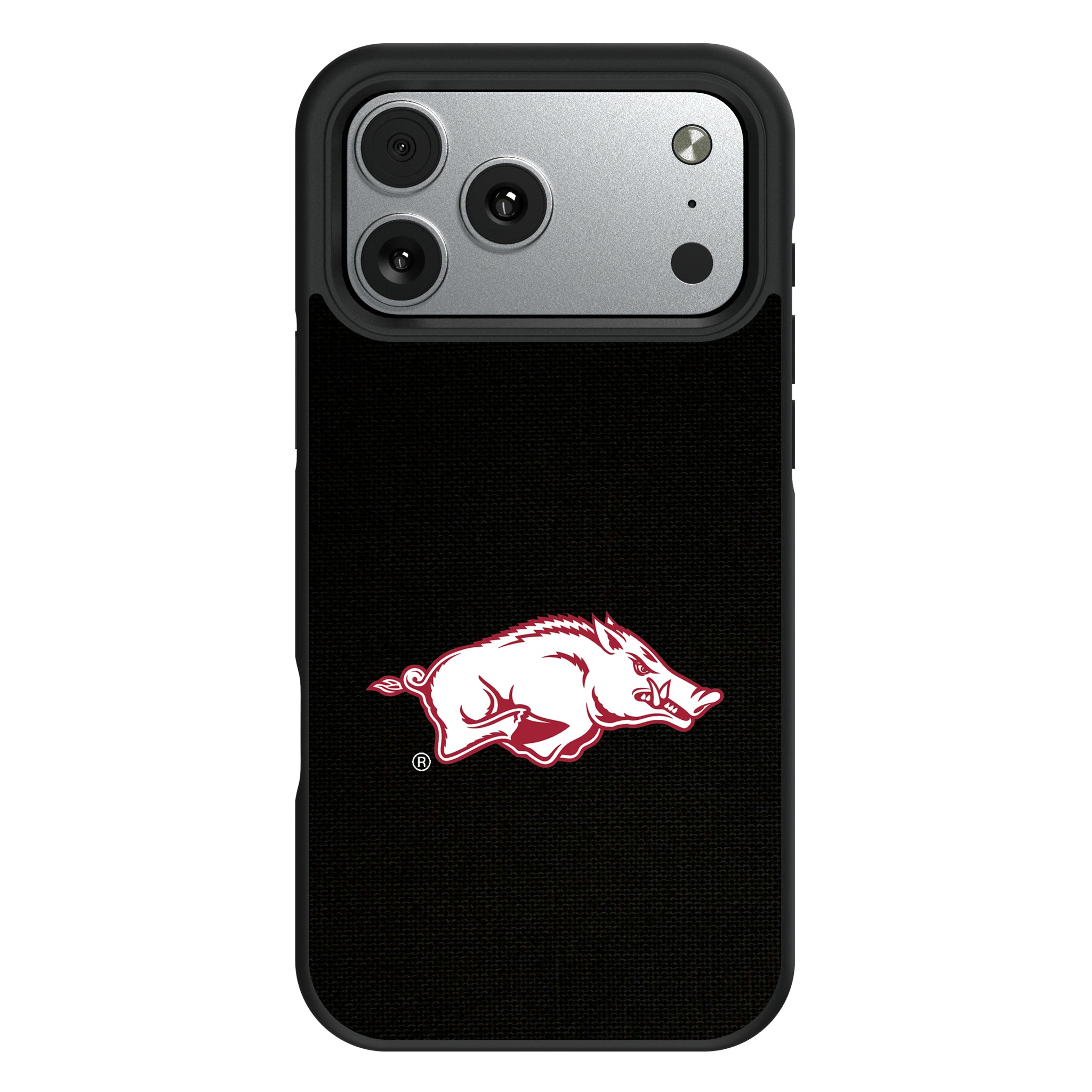 University of Arkansas Fayetteville Razorbacks Solid iPhone Bump Phone Case for Apple iPhone#Device_iPhone 17 Pro Max