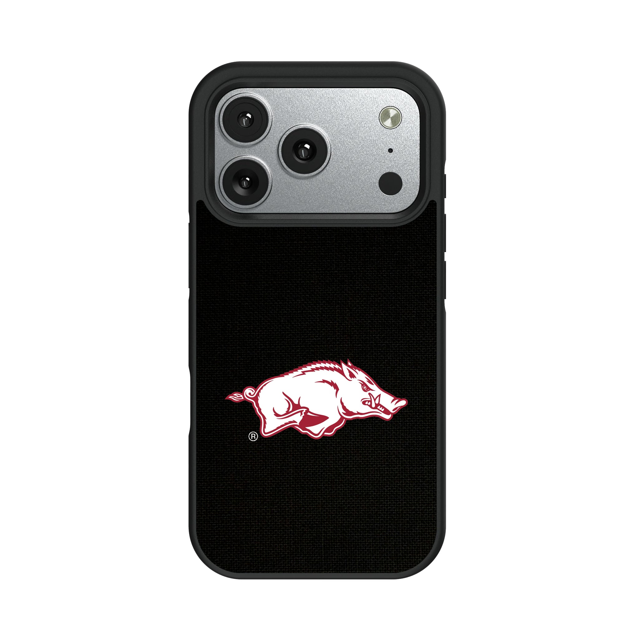 University of Arkansas Fayetteville Razorbacks Solid iPhone Bump Phone Case for Apple iPhone#Device_iPhone 17 Pro