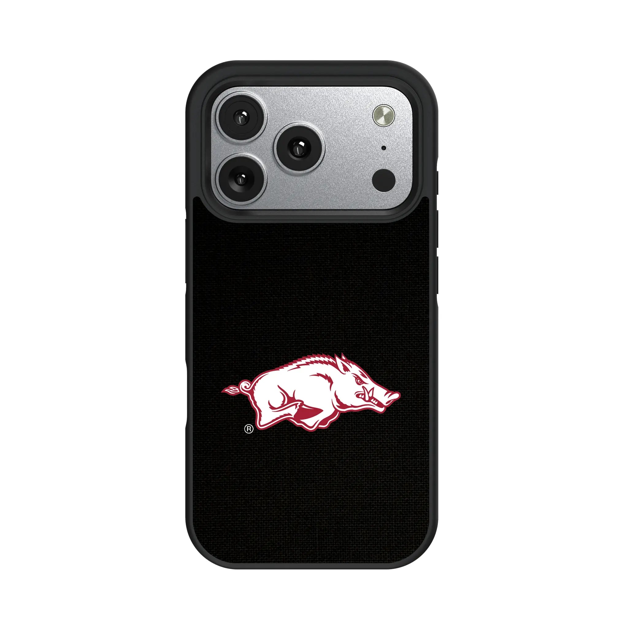 University of Arkansas Fayetteville Razorbacks Solid iPhone Bump Phone Case for Apple iPhone#Device_iPhone 17 Pro