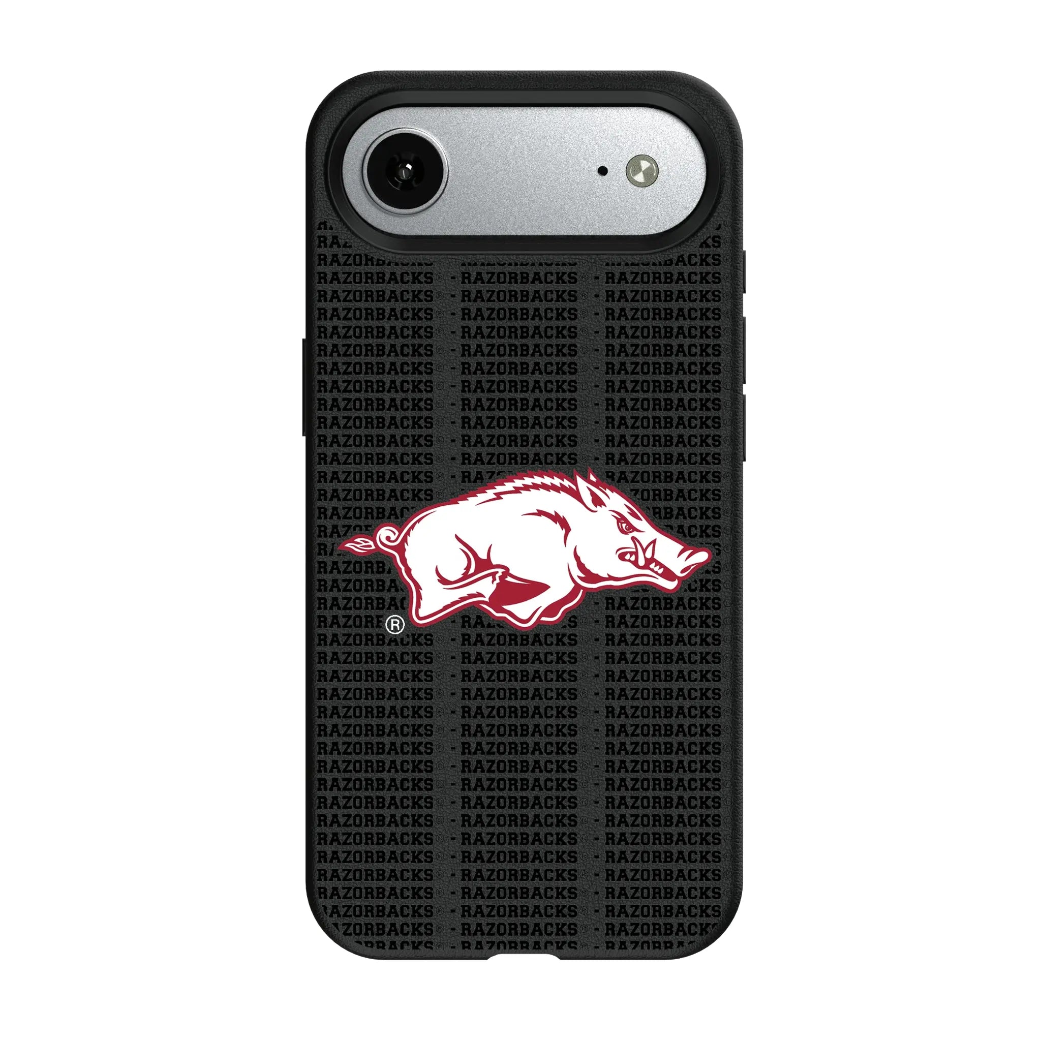 University of Arkansas Fayetteville Razorbacks Text Backdrop iPhone MagSafe Compatible Phone Case for Apple iPhone#Device_iPhone Air