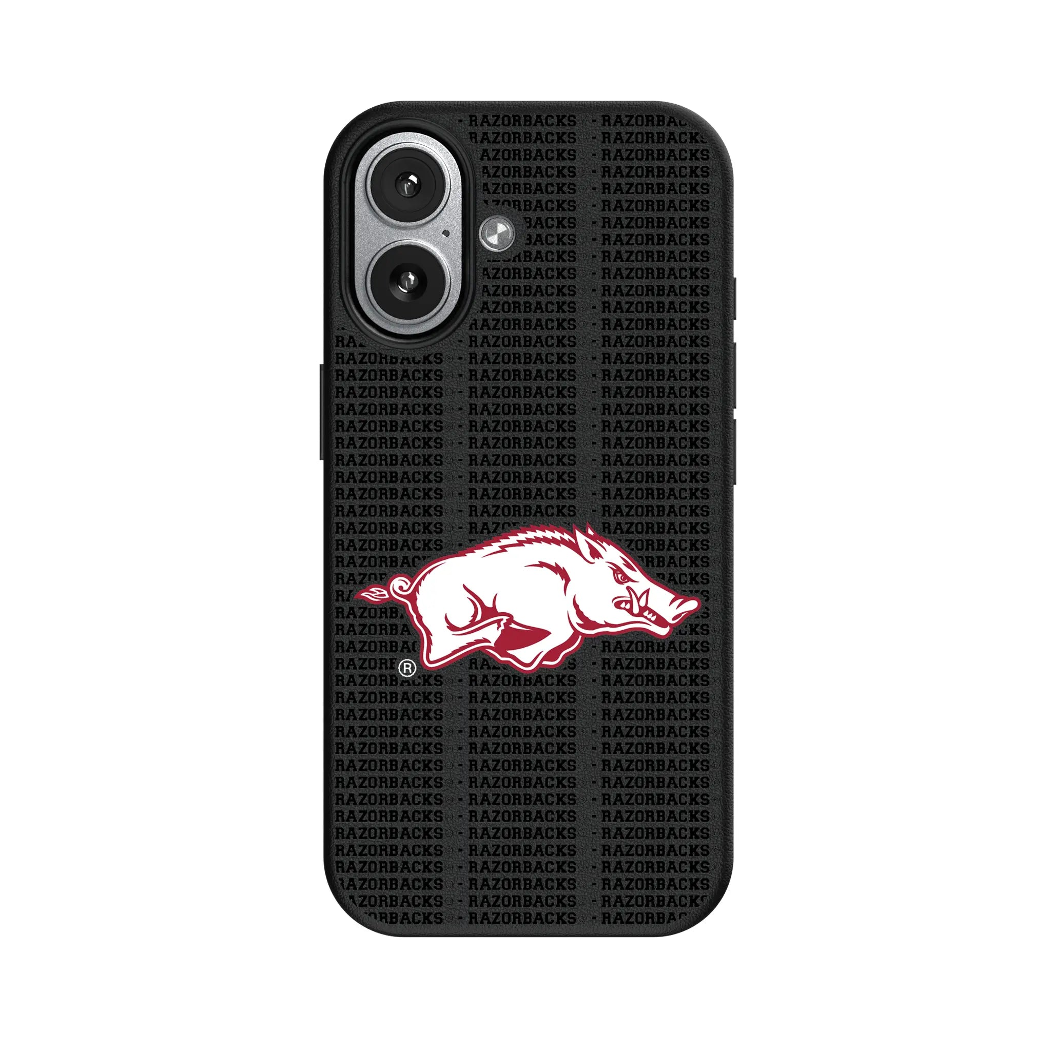 University of Arkansas Fayetteville Razorbacks Text Backdrop iPhone MagSafe Compatible Phone Case for Apple iPhone#Device_iPhone 17