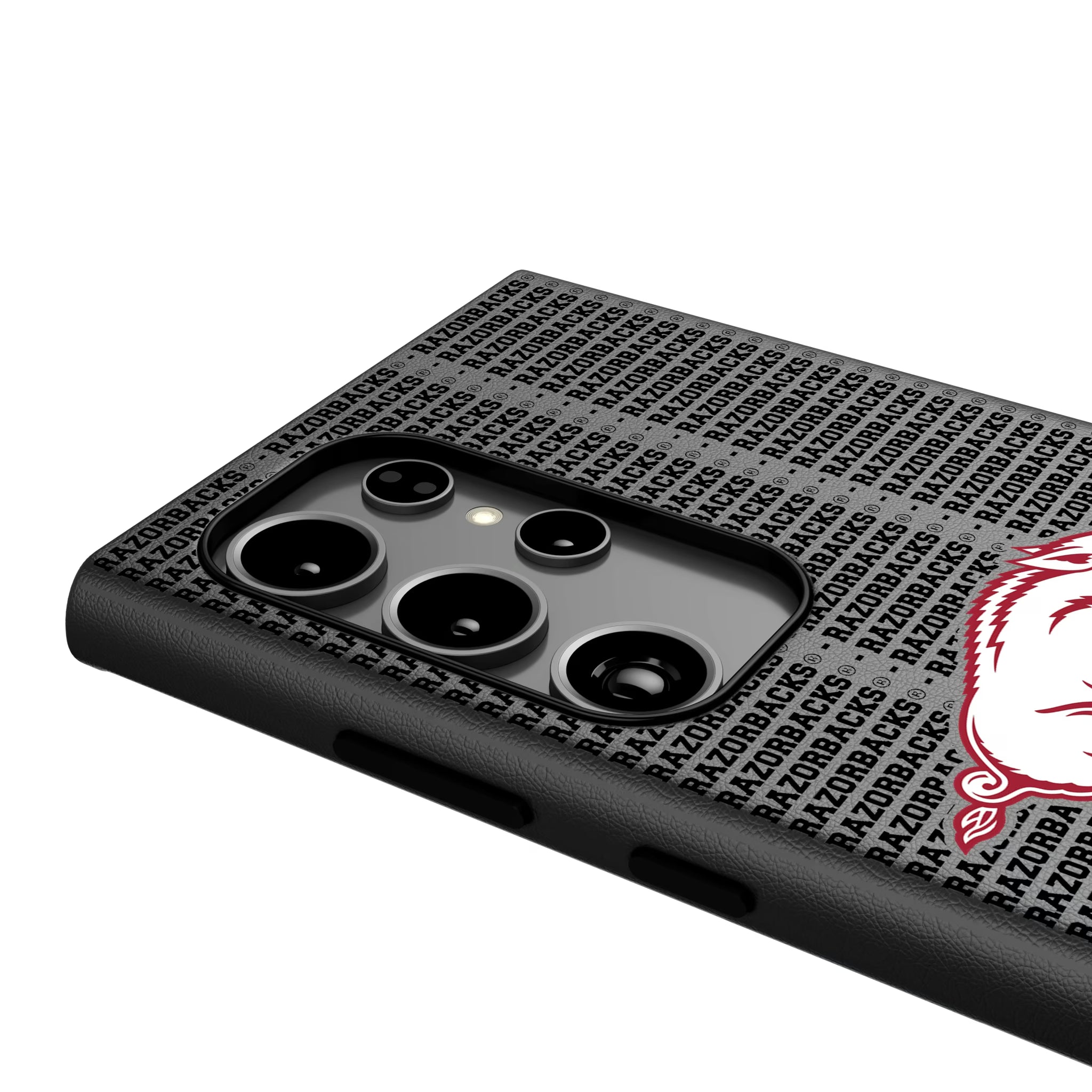University of Arkansas Fayetteville Razorbacks Text Backdrop Galaxy MagSafe Compatible Phone Case for Samsung Galaxy - Detail