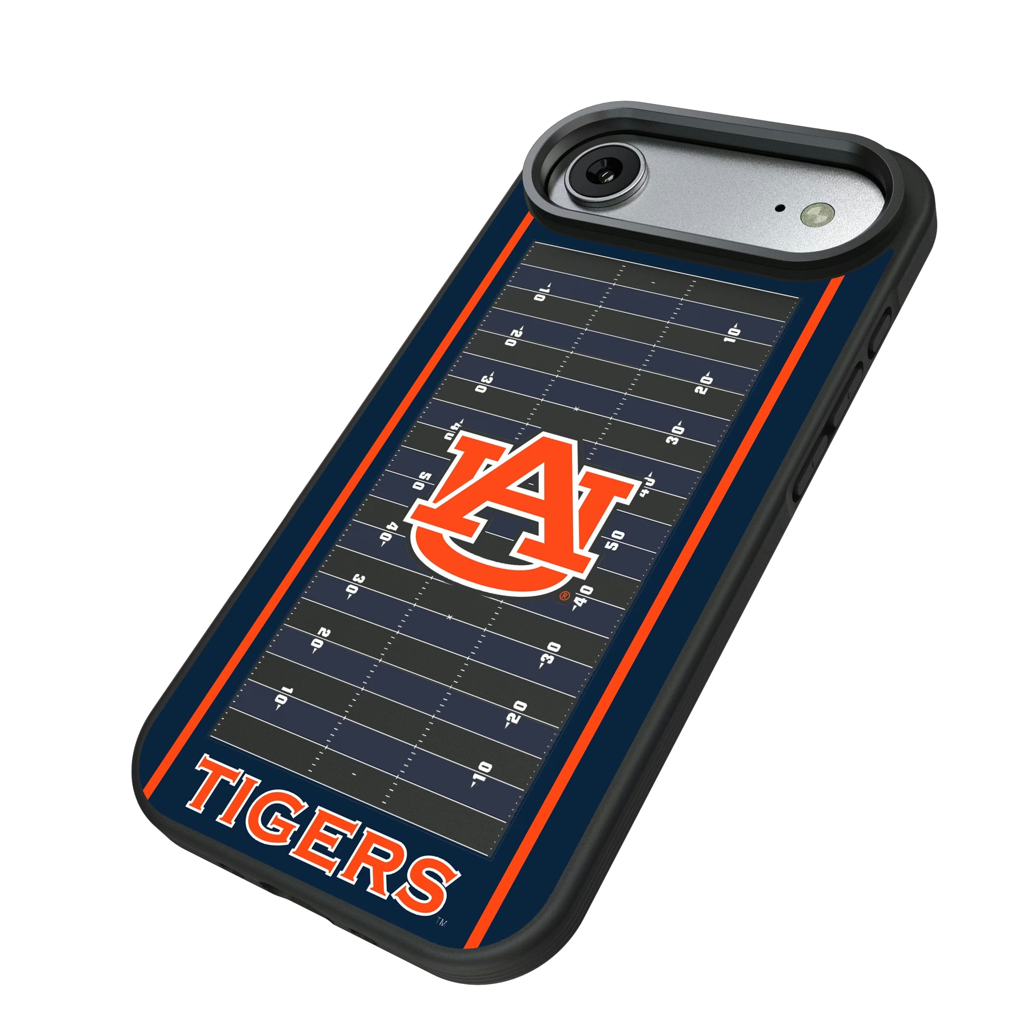 University of Auburn Tigers Field iPhone Bump Phone Case for Apple iPhone - Isometric View#Device_iPhone Air
