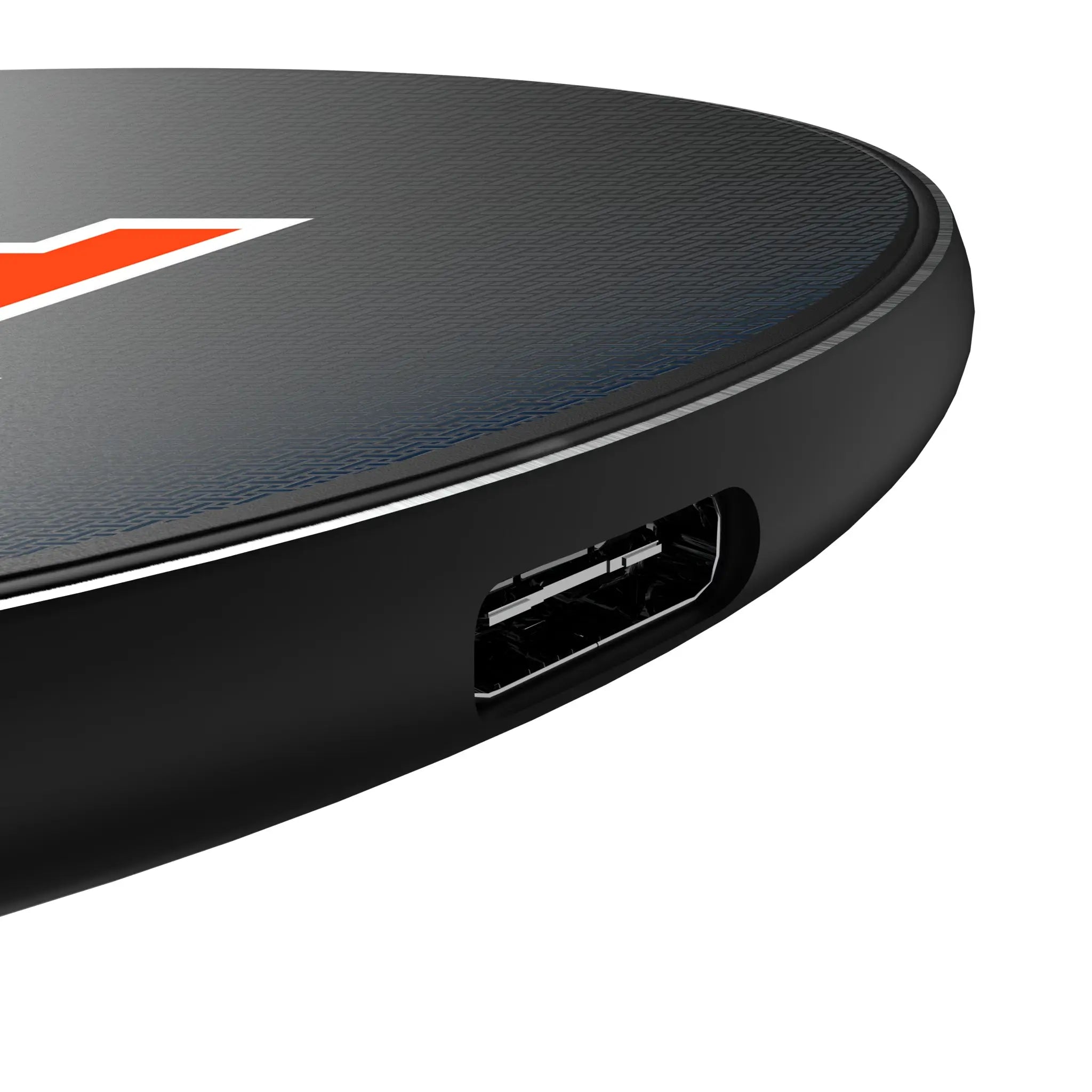University of Auburn Tigers Linen 15-Watt Wireless Charger - Detail