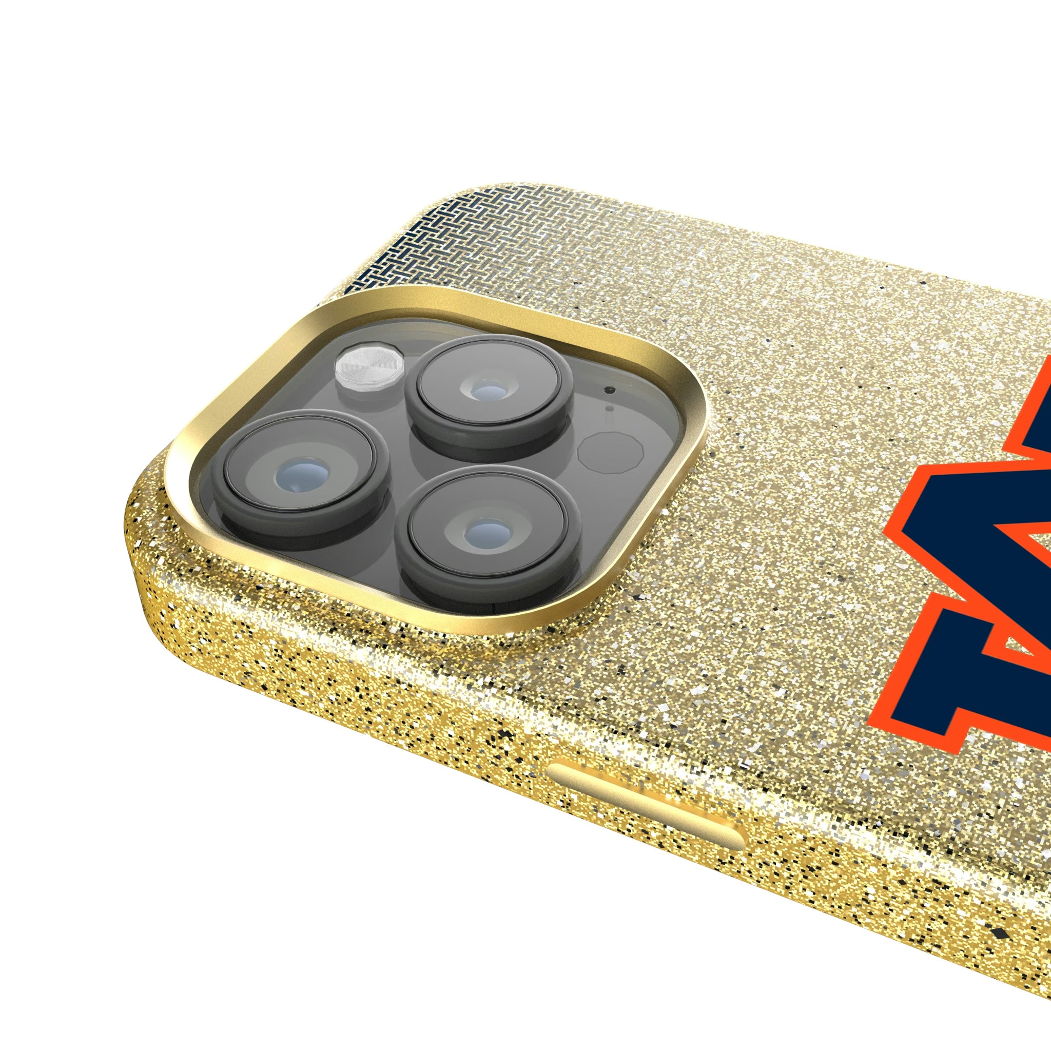 University of Auburn Tigers Linen iPhone Bling Phone Case for Apple iPhone - Detail