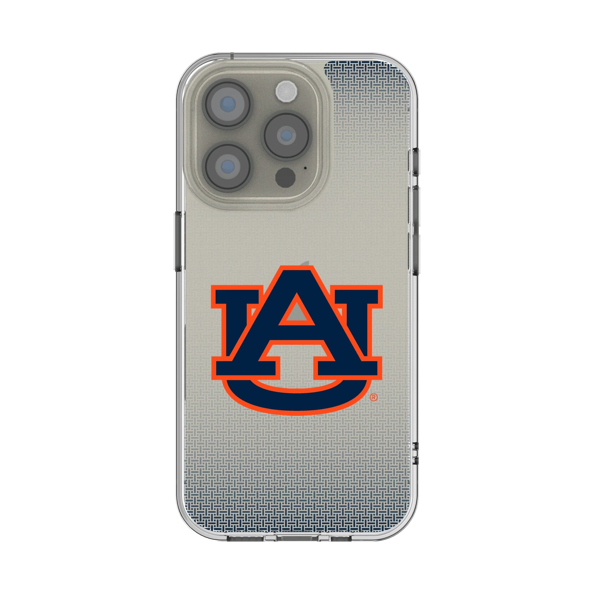 University of Auburn Tigers Linen iPhone Clear Phone Case for Apple iPhone