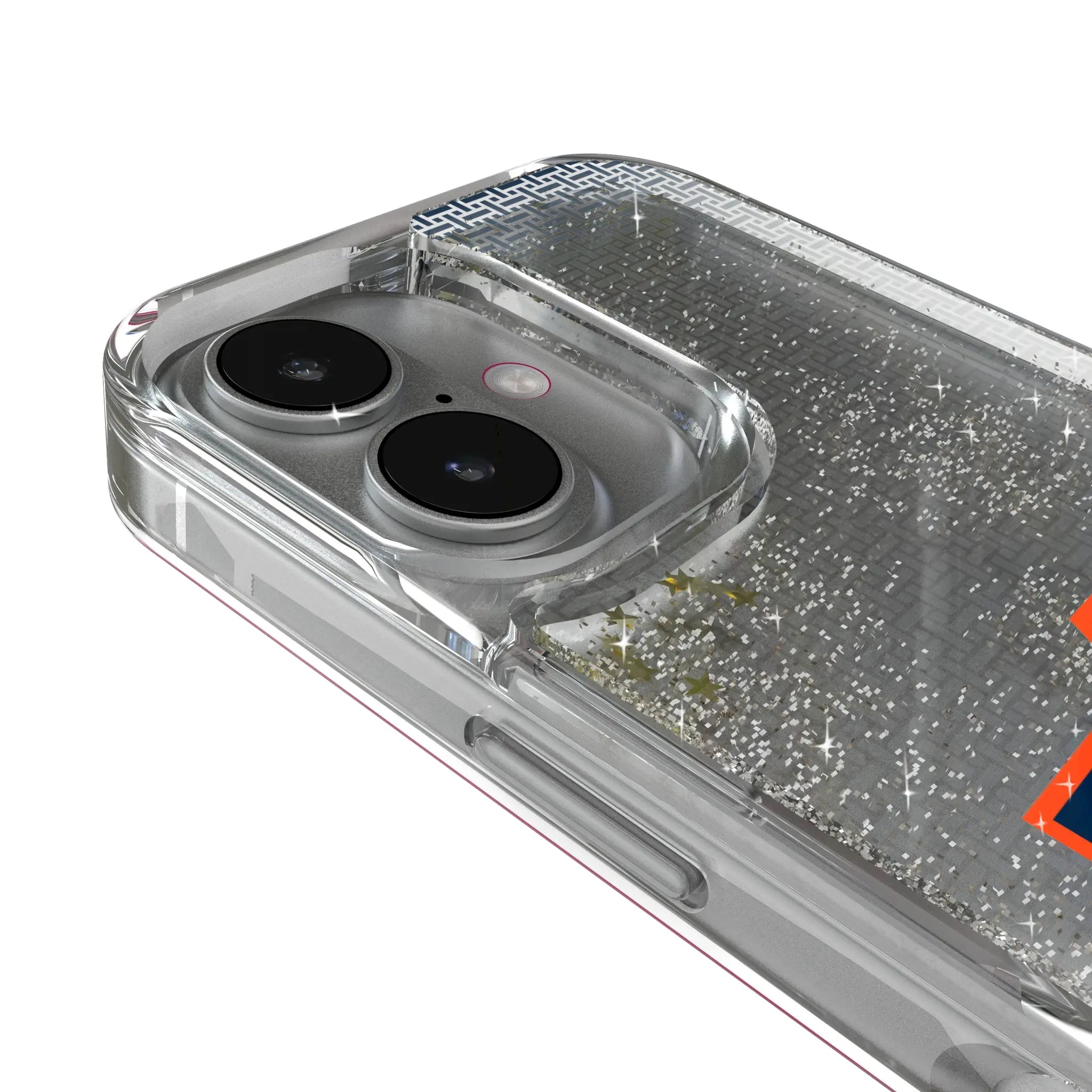 University of Auburn Tigers Linen iPhone Glitter Phone Case for Apple iPhone - Detail