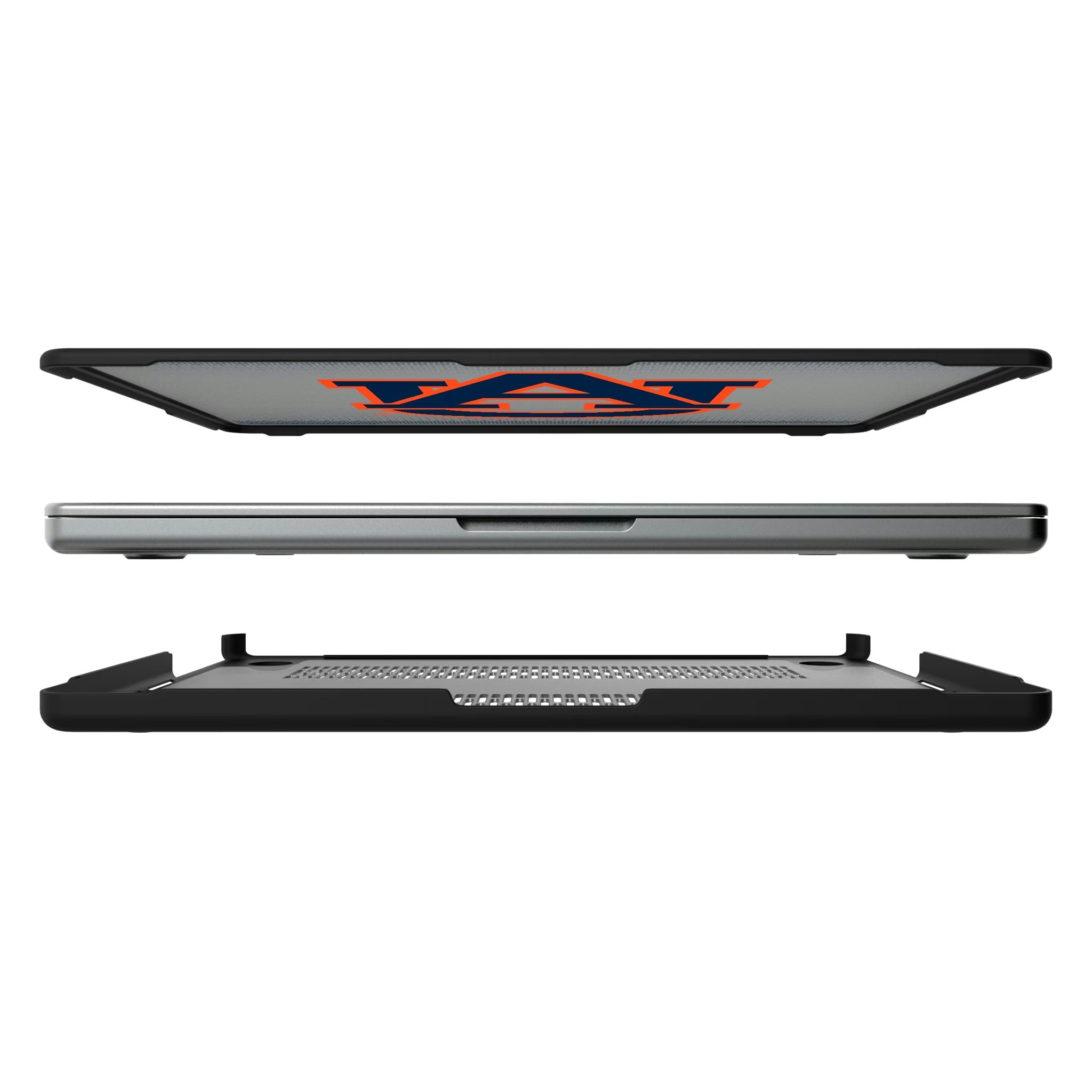 University of Auburn Tigers Linen MacBook Laptop Case for Apple MacBook#Device_MacBook Pro (14-inch, 2021) / MacBook Pro (14-inch, 2023) / MacBook Pro (14-inch, 2024)