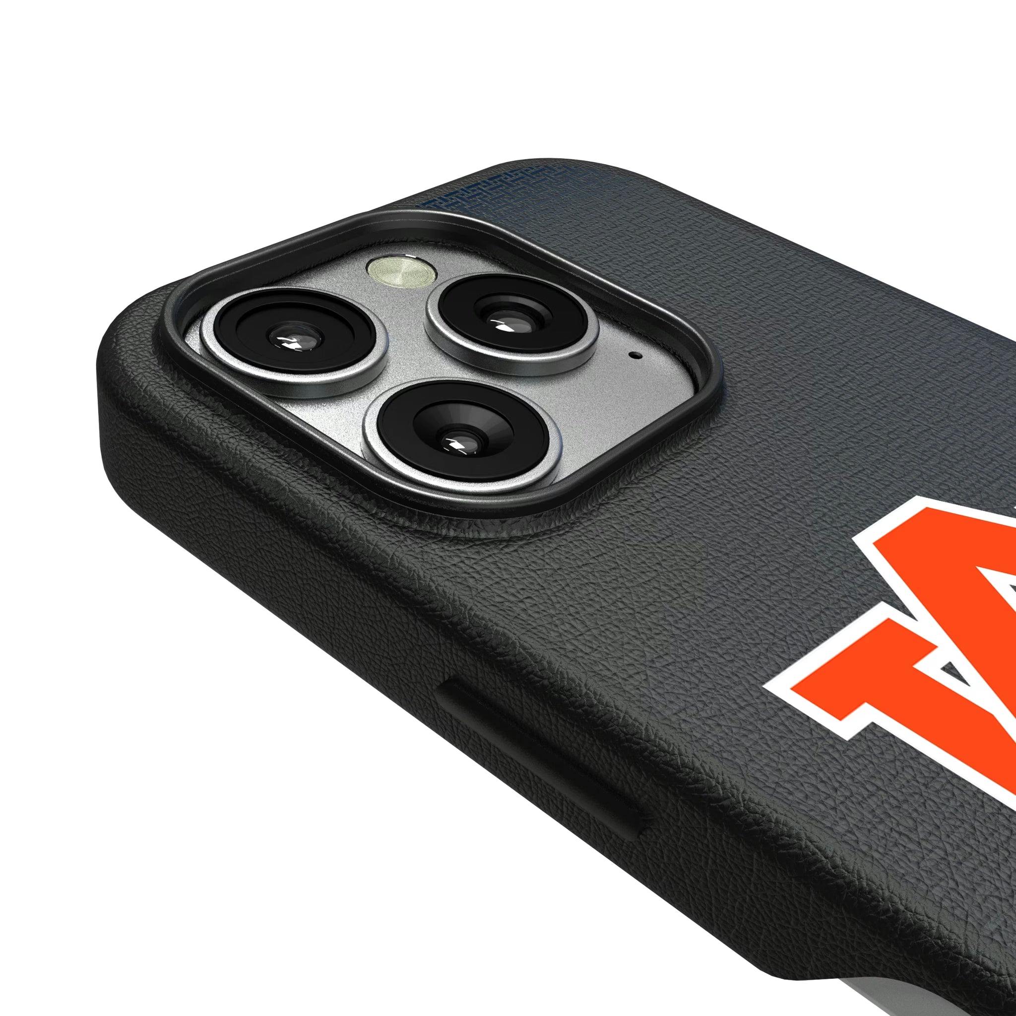 University of Auburn Tigers Linen iPhone MagSafe Compatible Phone Case for Apple iPhone - Detail