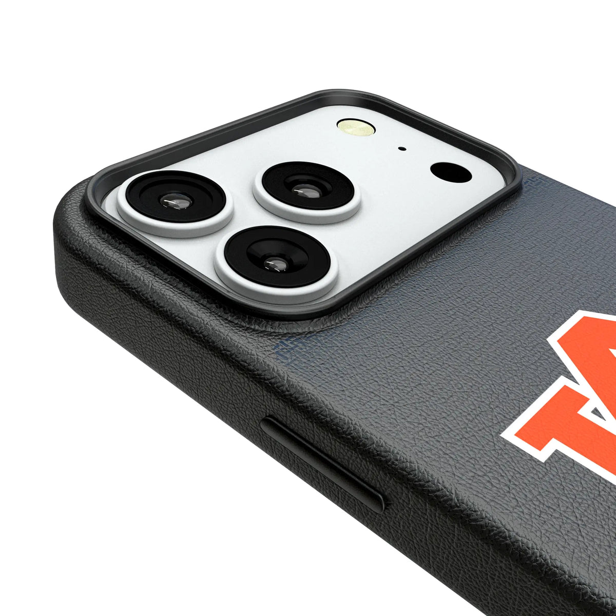 University of Auburn Tigers Linen iPhone MagSafe Compatible Phone Case for Apple iPhone - Detail#Device_iPhone 18 Pro