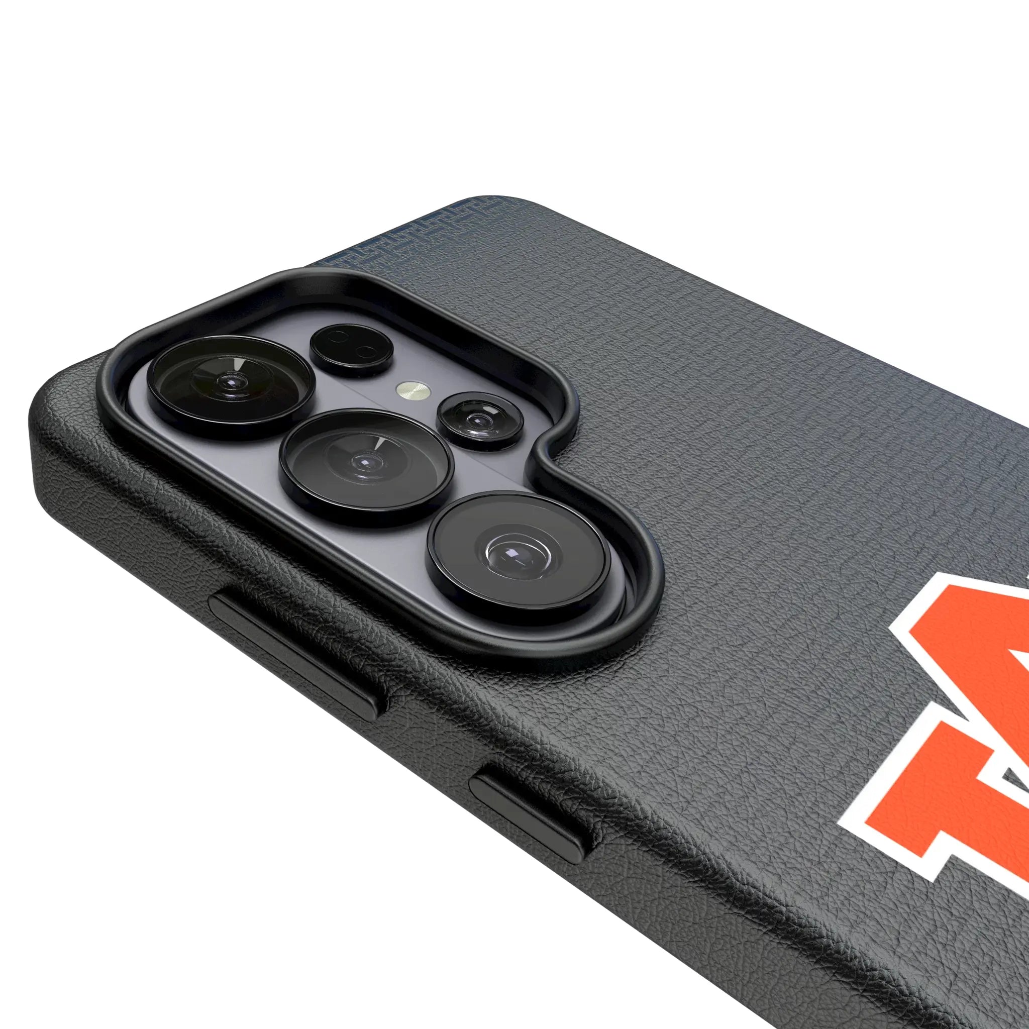 University of Auburn Tigers Linen Galaxy MagSafe Compatible Phone Case for Samsung Galaxy - Detail#Device_Galaxy S26 Ultra