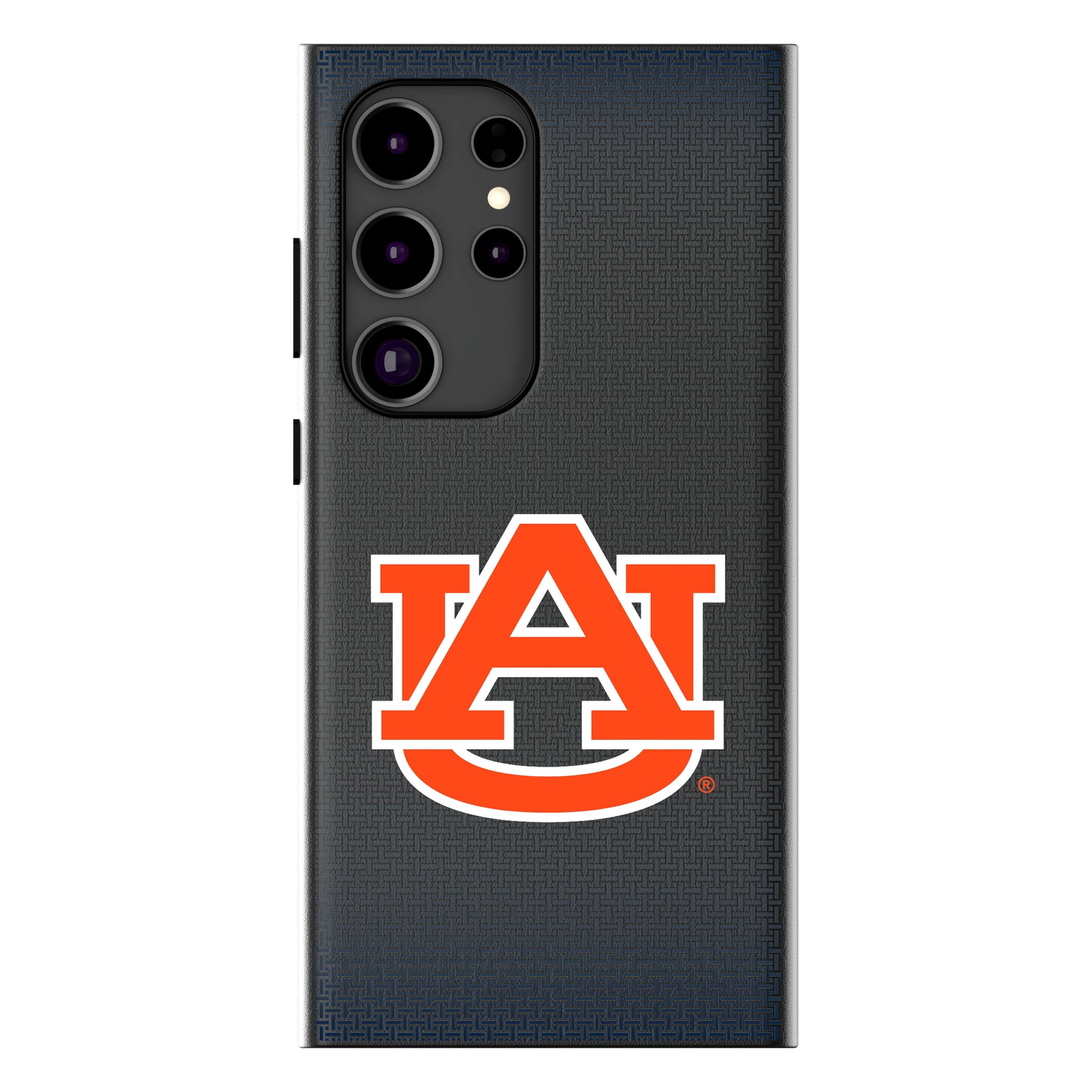 University of Auburn Tigers Linen Galaxy MagSafe Compatible Phone Case for Samsung Galaxy